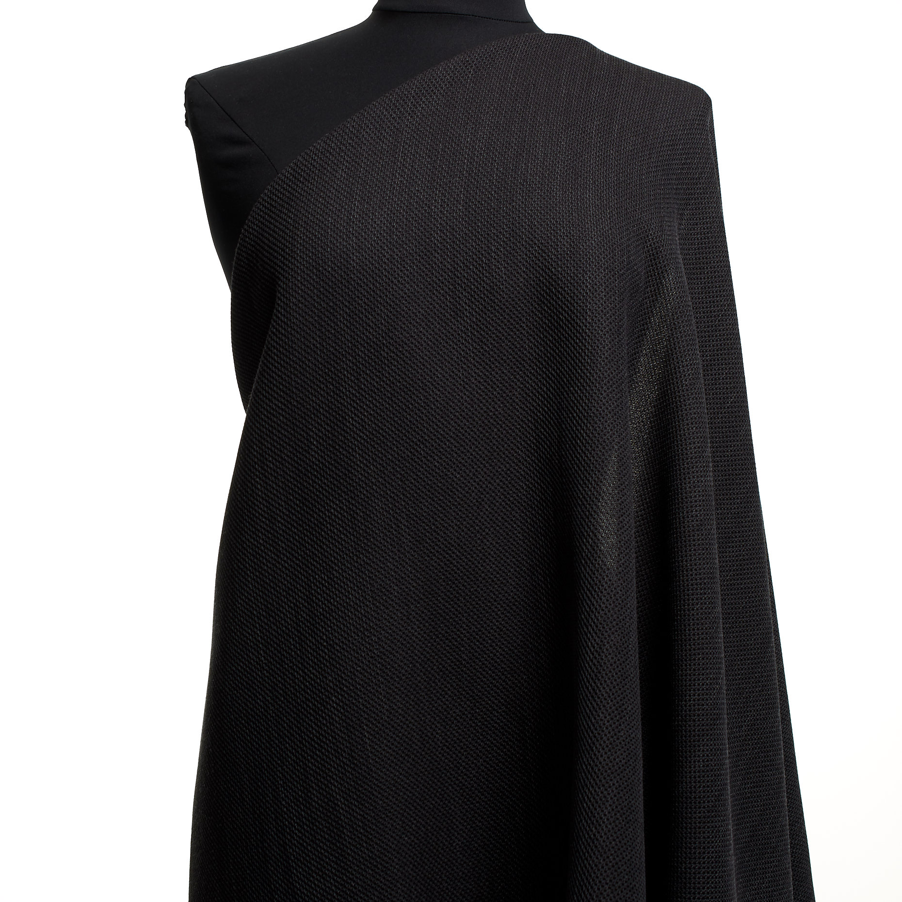 WOOL, COTTON, MICRO STRUCTURE, BLACKENED PEARL (F000045258) - Mannequin