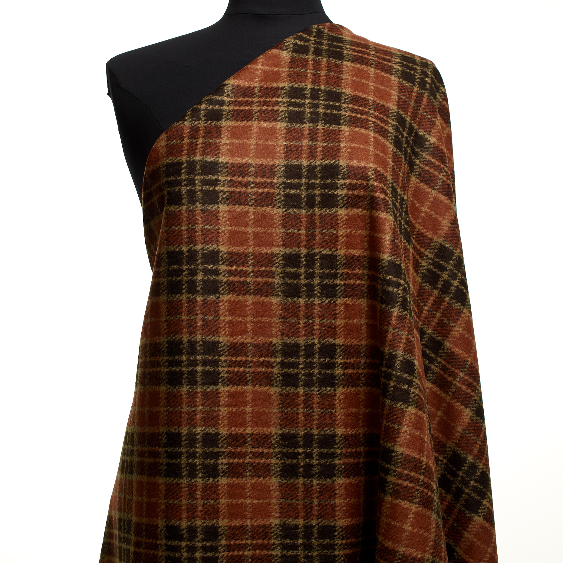 DZIANINA, Gotowana wełna, Ramy, Autumn Leaf&Black Coffee (F000047700) - Manekin