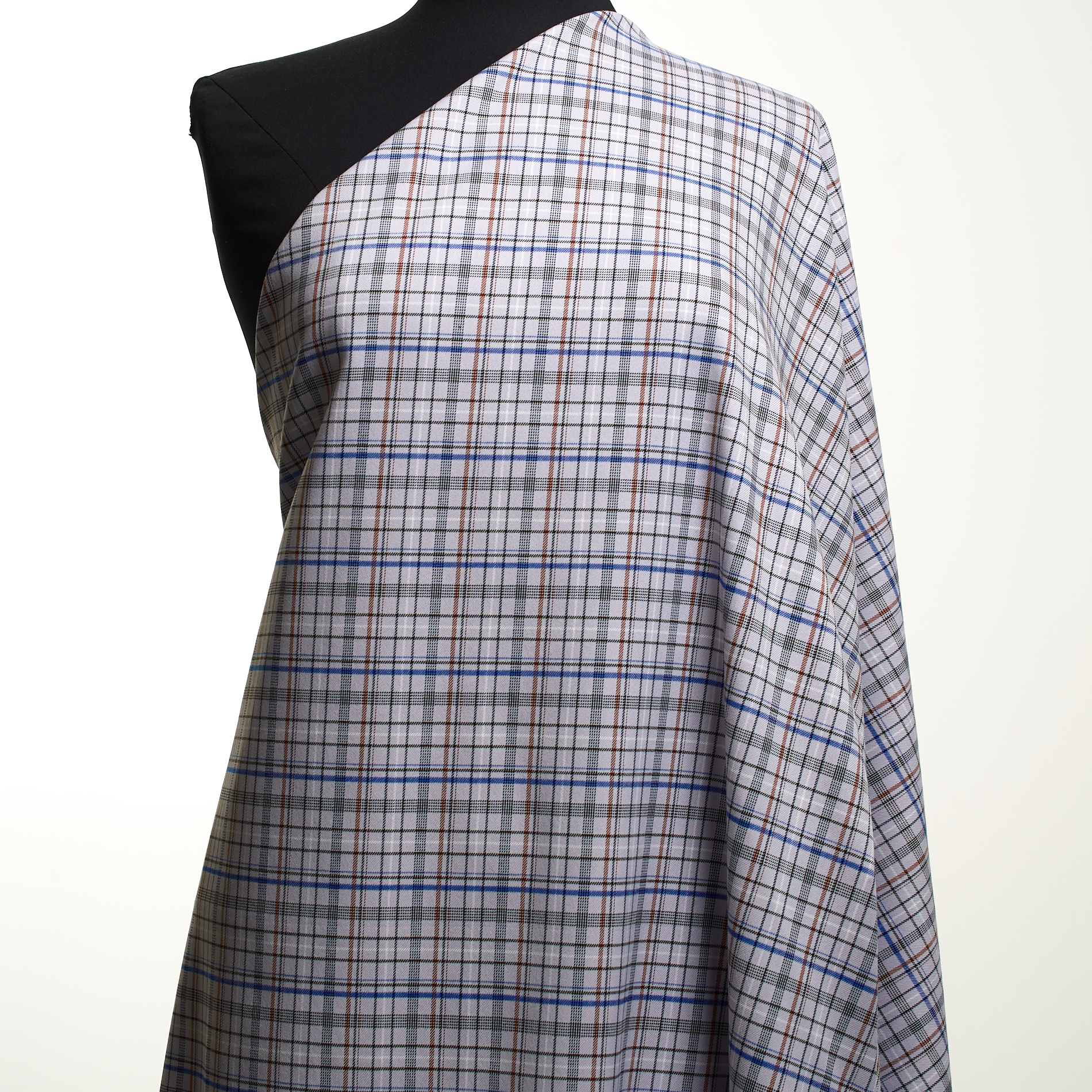 Twill, Mieszanka bawełny, Ramy, Cloudy Sky (F000034579) - Manekin