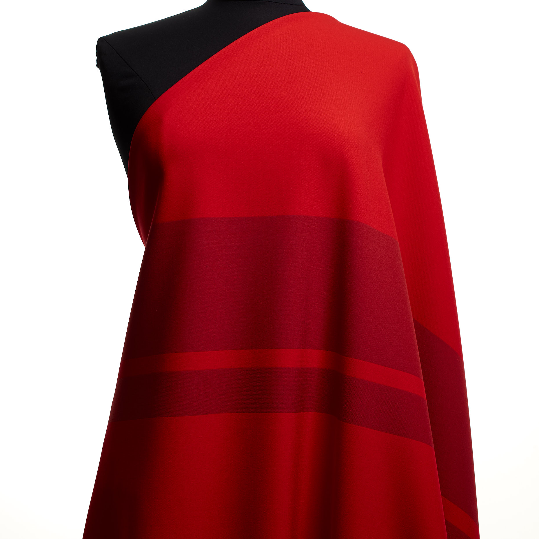 VISCOSE BLEND, ELASTIC, STRIPES, CARDINAL (F000043778) - Mannequin