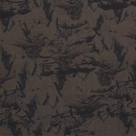 VISCOSE BLEND, PRINTED, PRINTED, LIGHT TAUPE&ANTHRACITE (AQ000024) - Texture