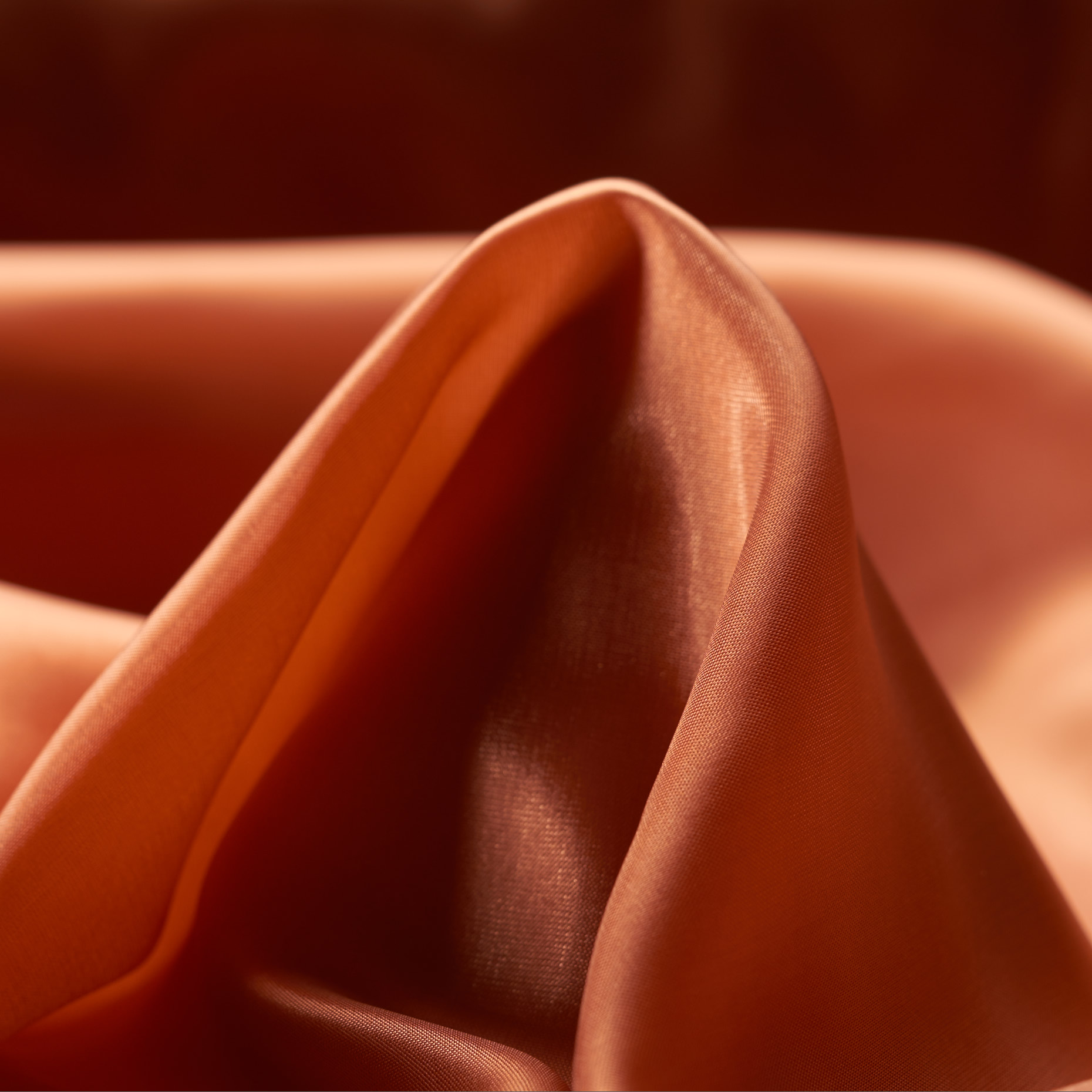 Cupro, Podszewka, Burnt Orange