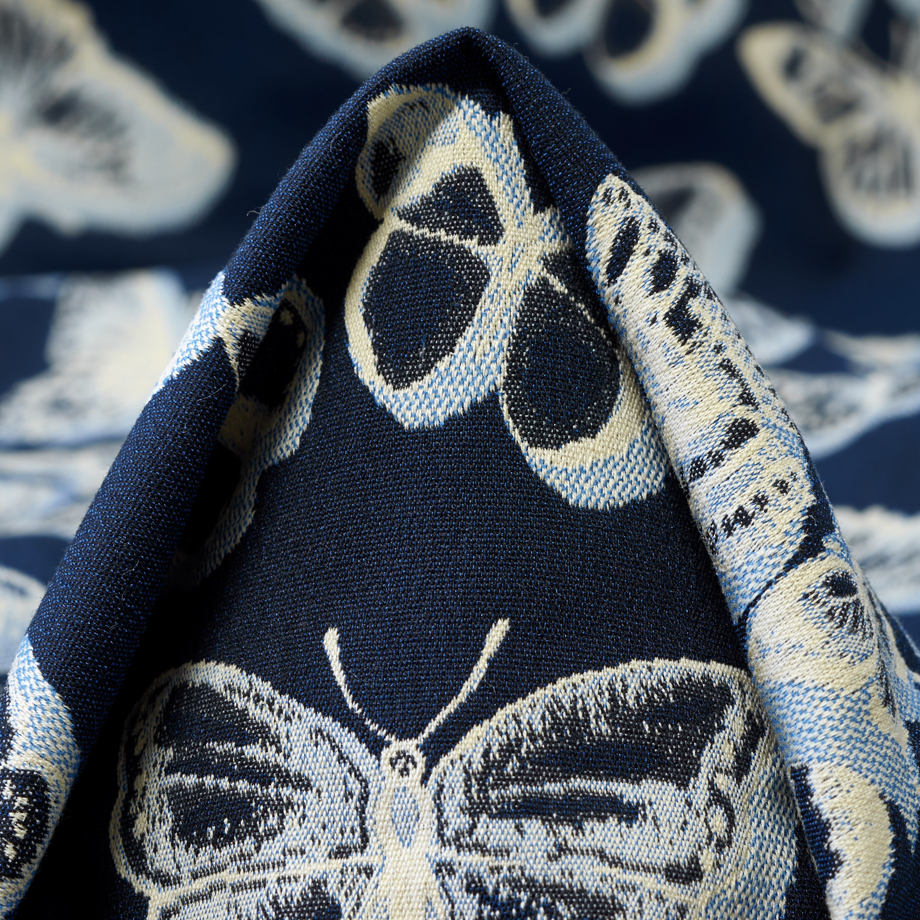 JACQUARD, COTTON, INKWELL&ANTIQUE WHITE (P000002860)