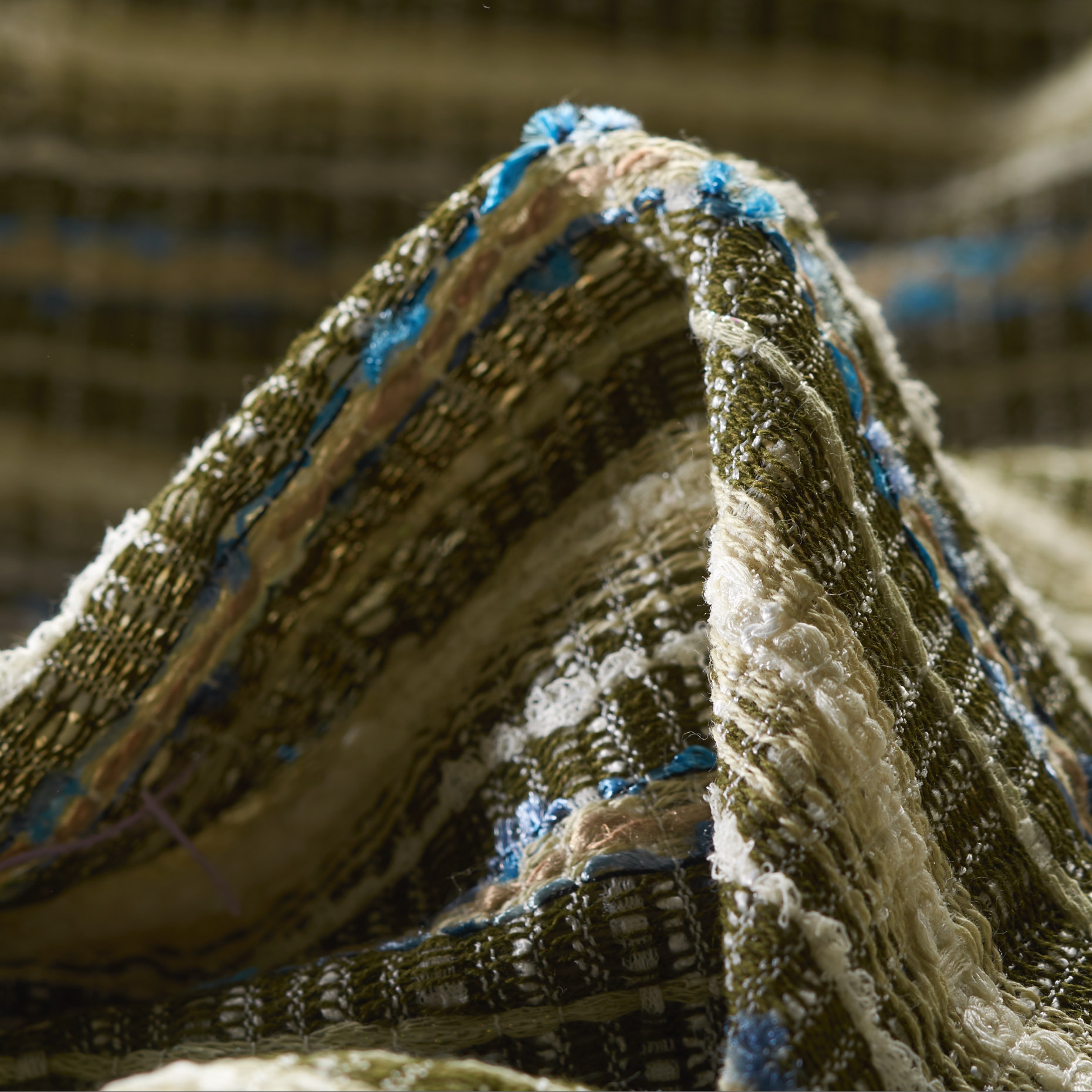 Chanel, Bouclé, Cotton, Color Mix (F000022917)