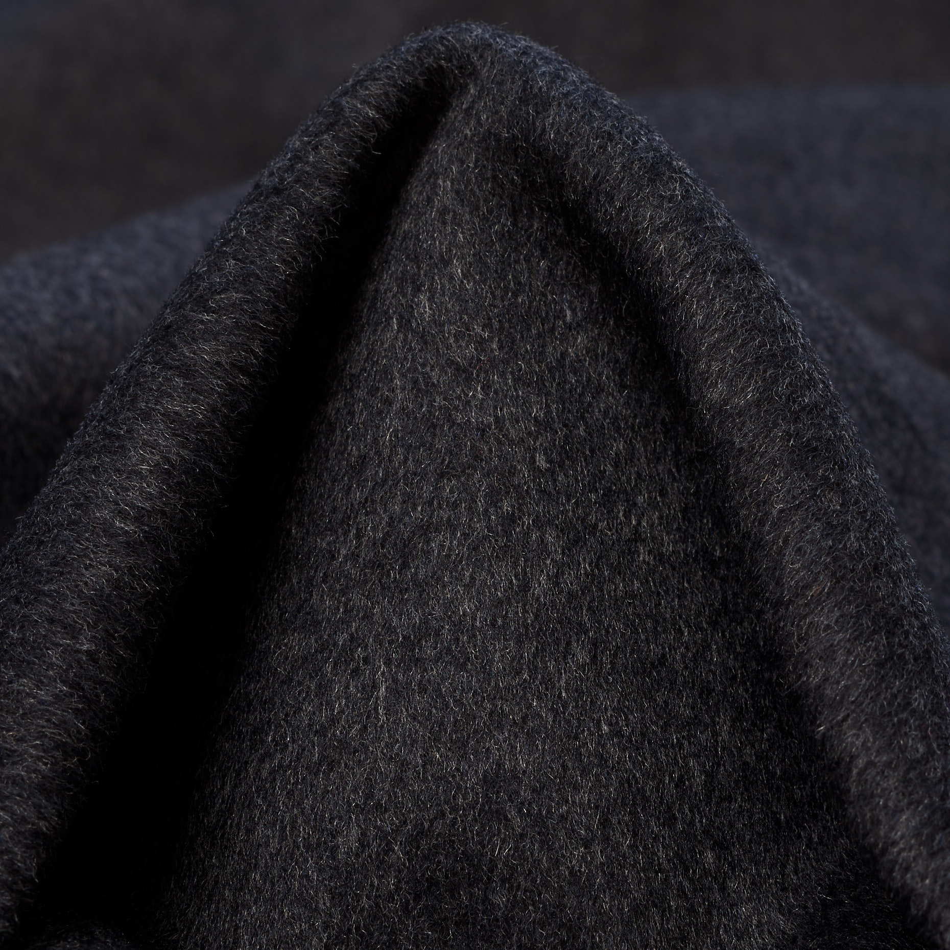 DOUBLE, WOOL, CASHMERE BLEND, ASPHALT (F000038151)
