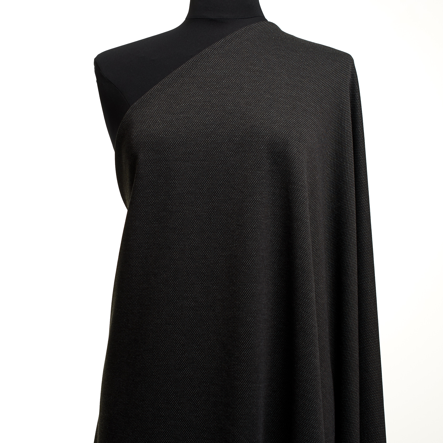 JERSEY, VISCOSE, MICRO DESIGN, CAVIAR&VAPOR BLUE (F000047331) - Mannequin