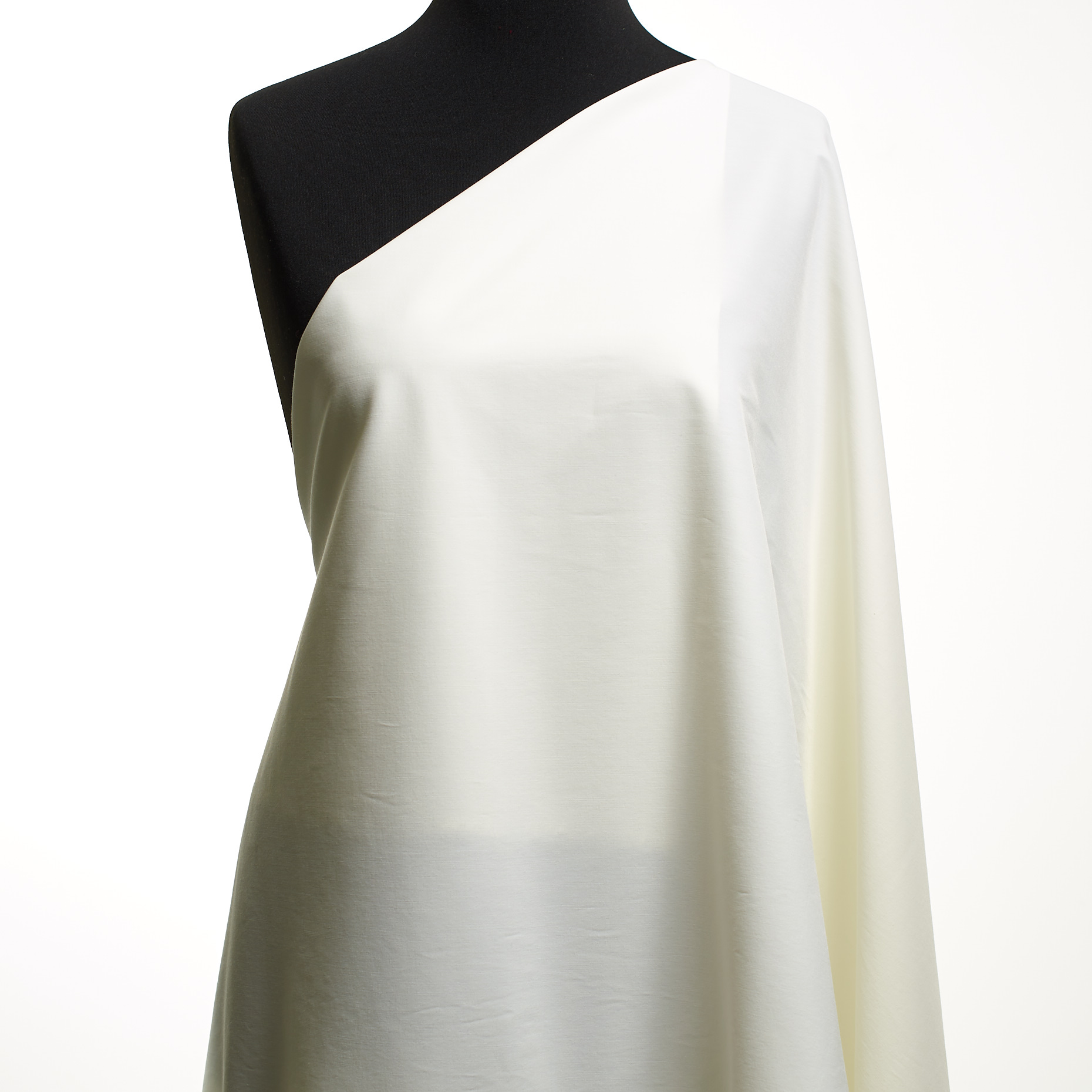 POPLIN, COTTON BLEND, VISCOSE BLEND, SNOW WHITE (F000049546) - Mannequin