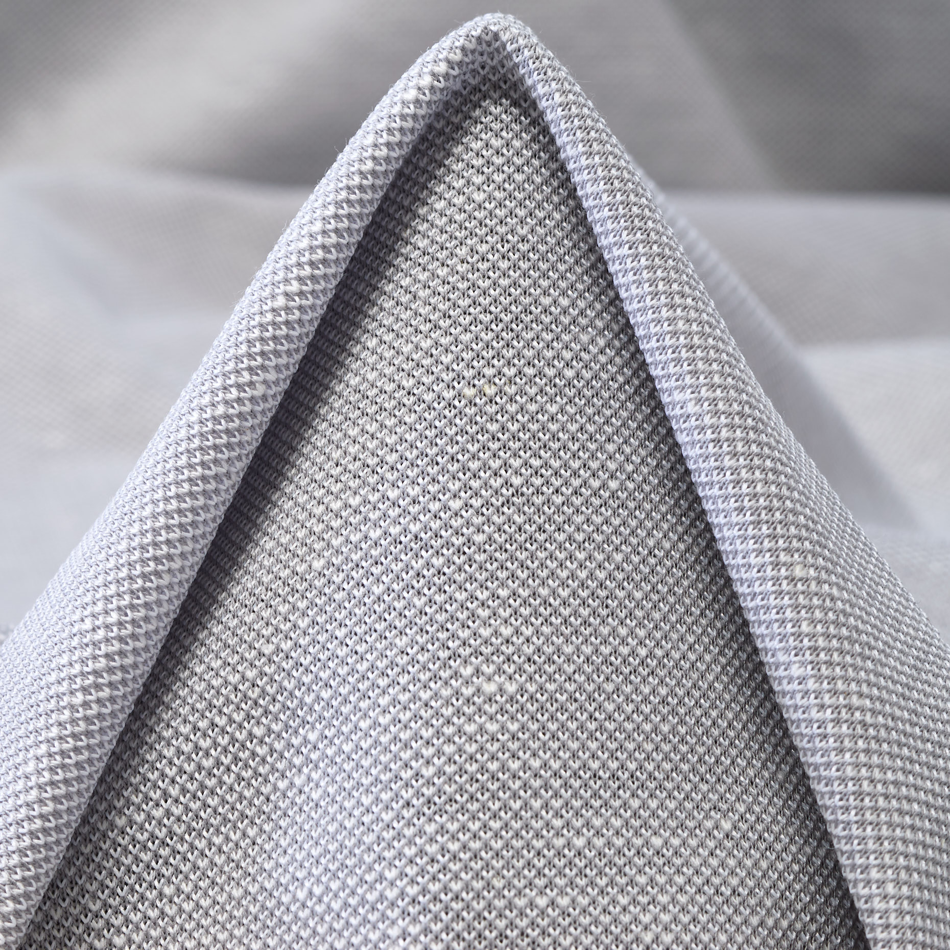 JERSEY, PIQUÉ, COTTON, SILVER (F000043874)