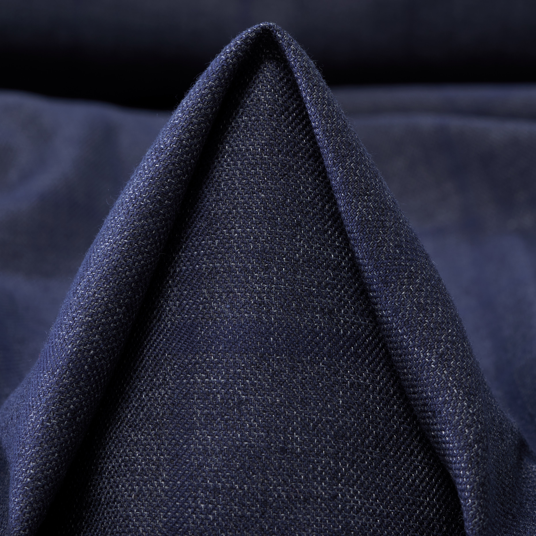 COTTON, LINEN BLEND, BLUE INDIGO (F000048046)