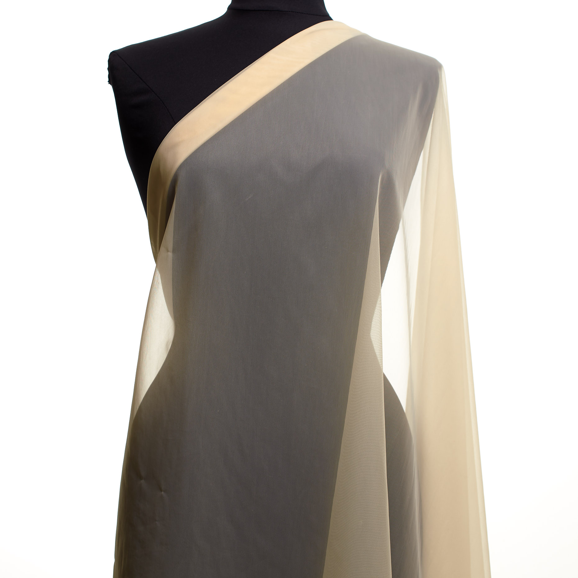 JERSEY, TULLE, ANTIQUE WHITE (F000043193) - Mannequin