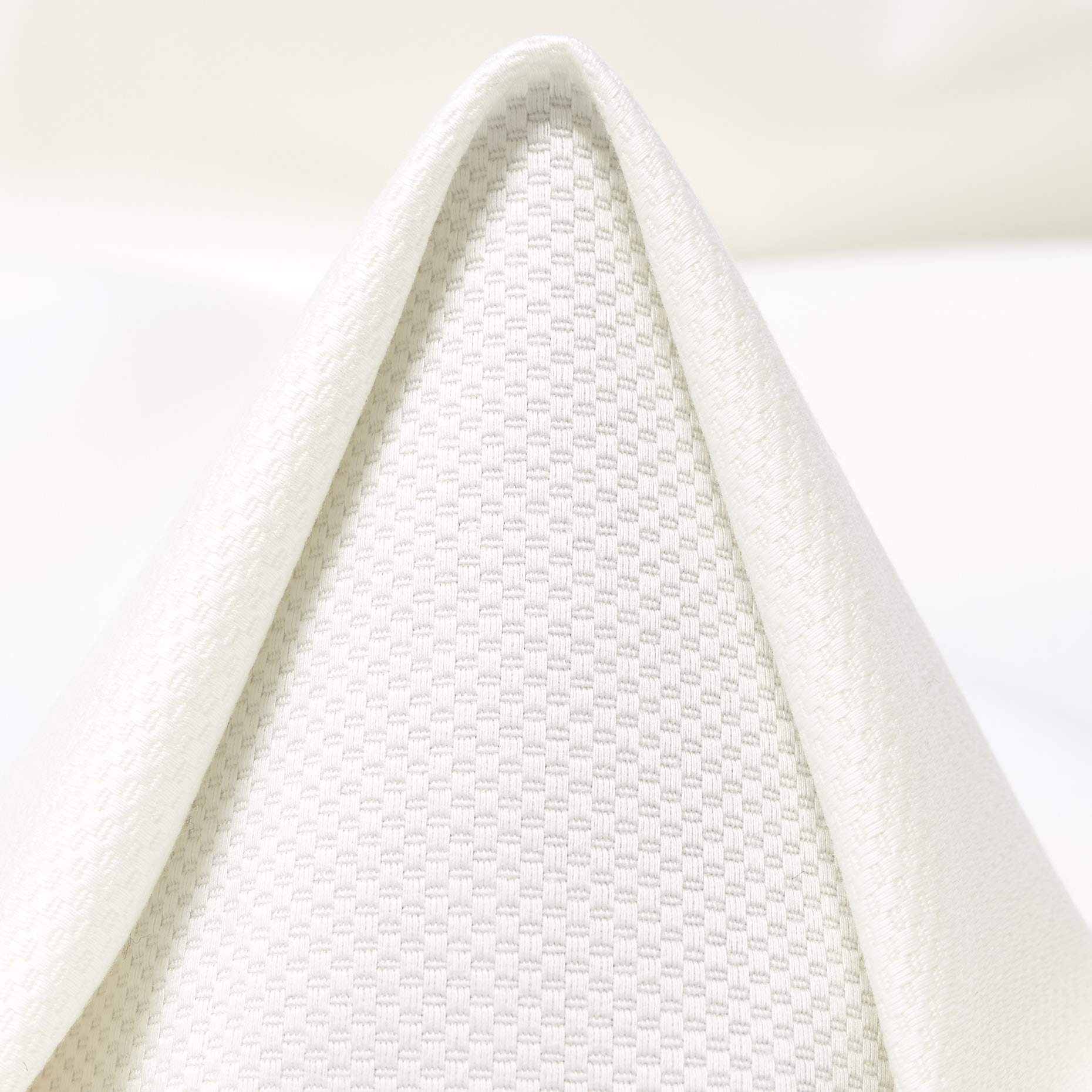 COTTON, ELASTIC, MICRO STRUCTURE, SNOW WHITE (F000044935)