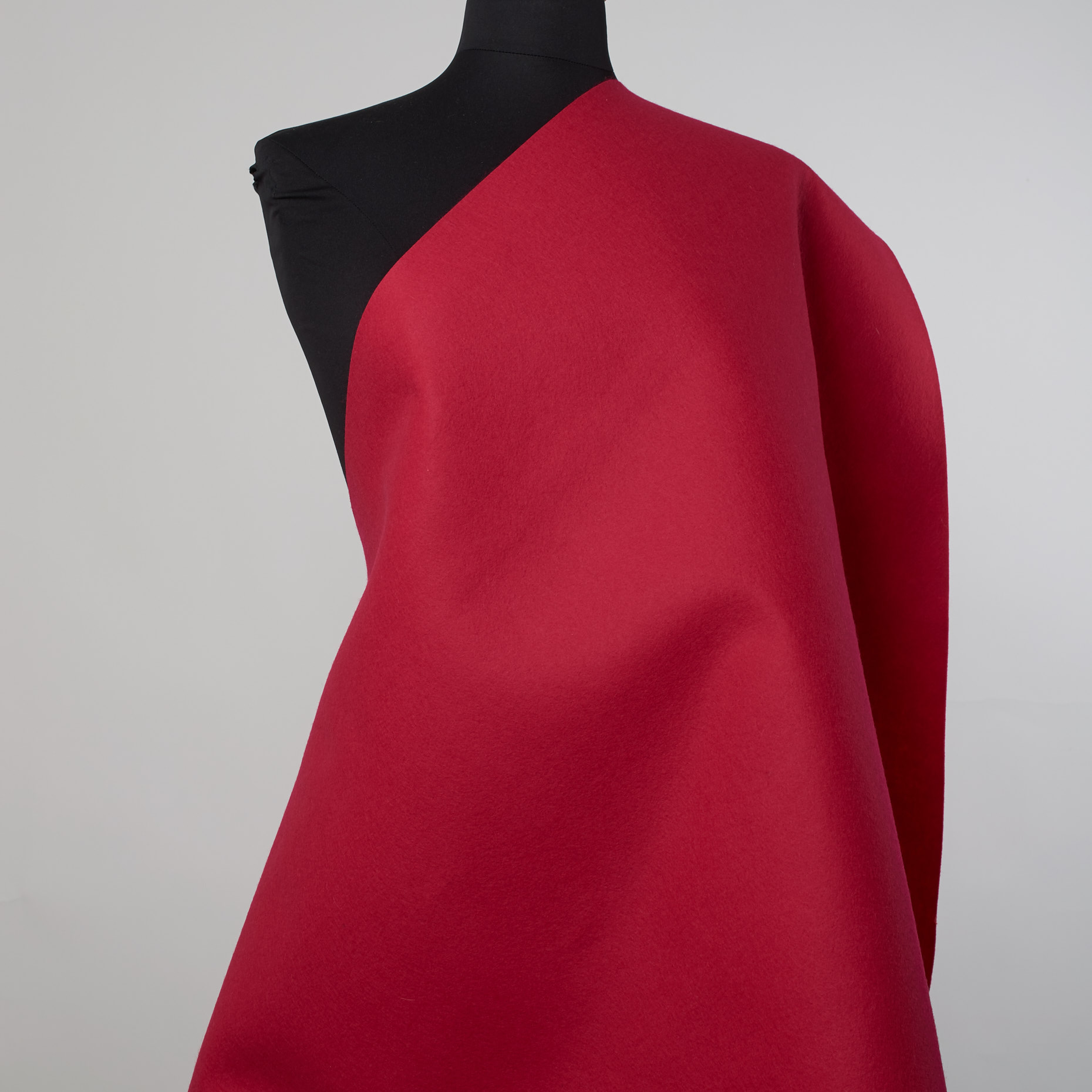 LODEN, WOOL, VISCOSE, RASPBERRY (F000023031) - Mannequin