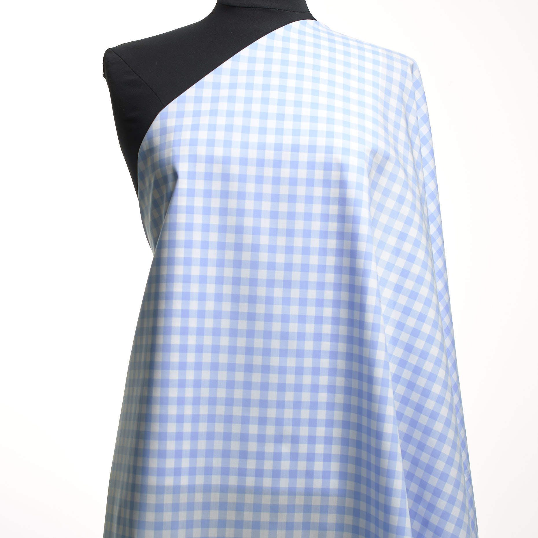 POPLIN, COTTON, CHECK, DUTCH CANAL&BRILLIANT WHITE (F000039332) - Mannequin