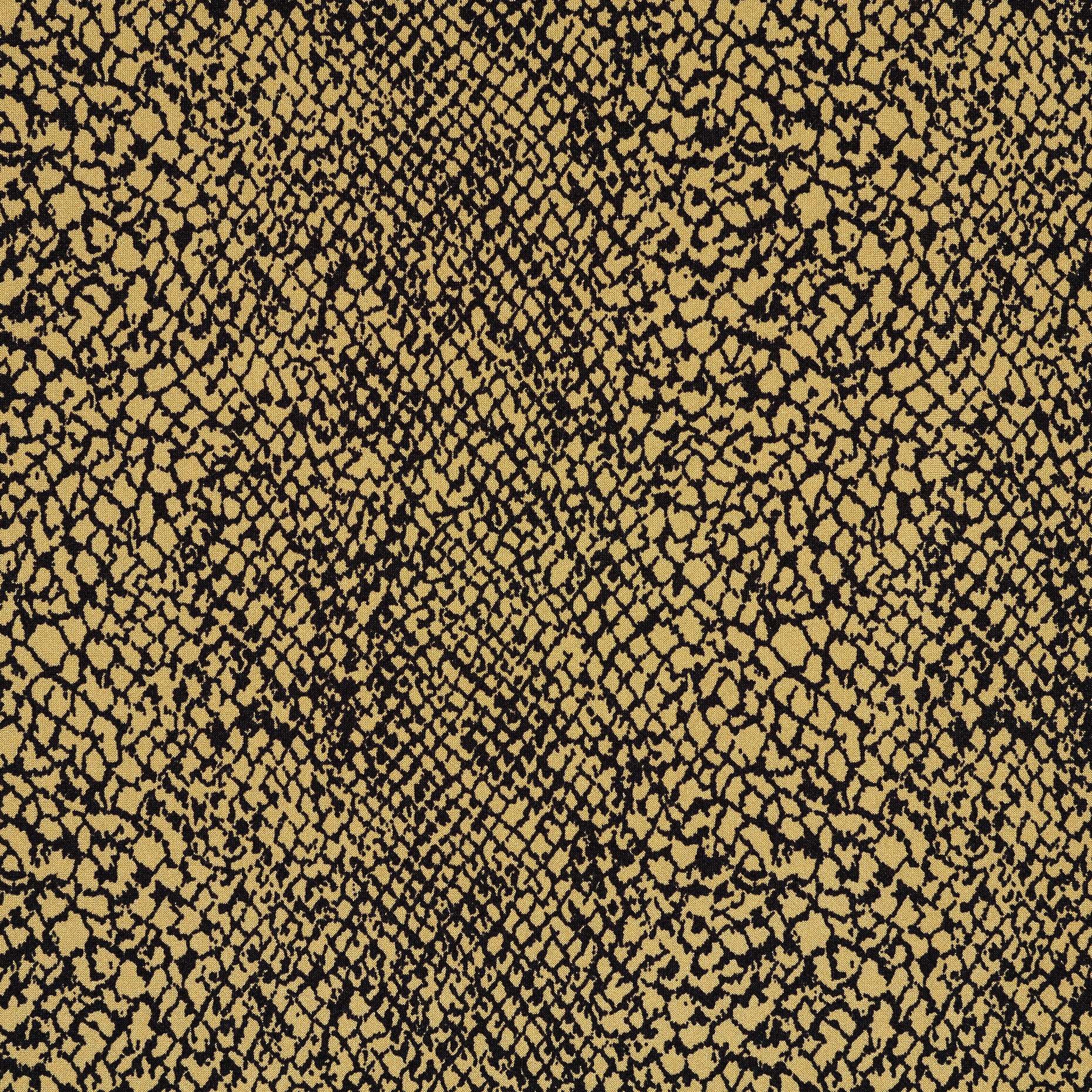 Techno Jersey, Animal, Hohe Elastizität , Rattan&Raven Black (F000041453) - Gewebe