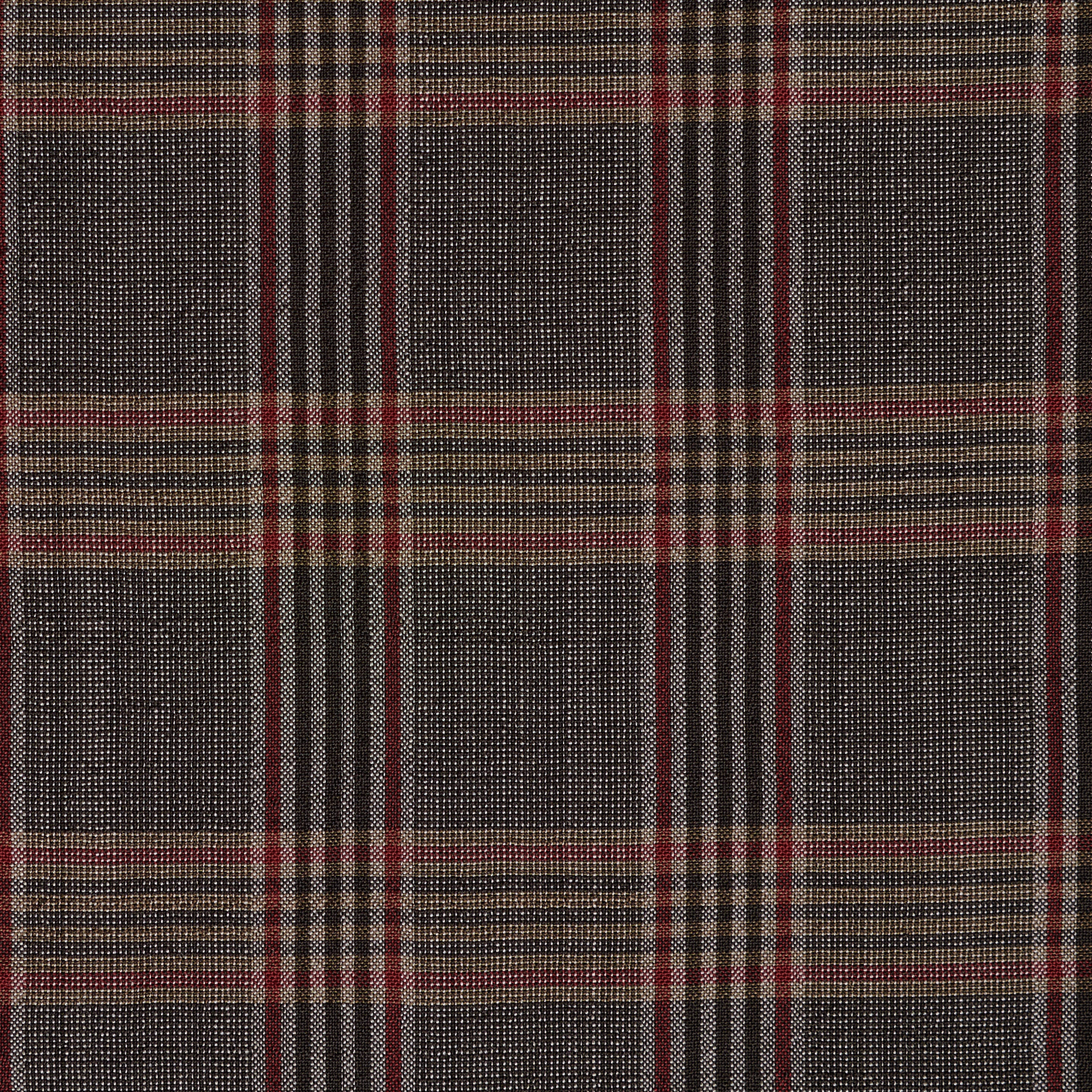 CRÊPE, VIRGIN WOOL, CHECK, SHARKSKIN&LAVA FALLS (F000043887) - Texture