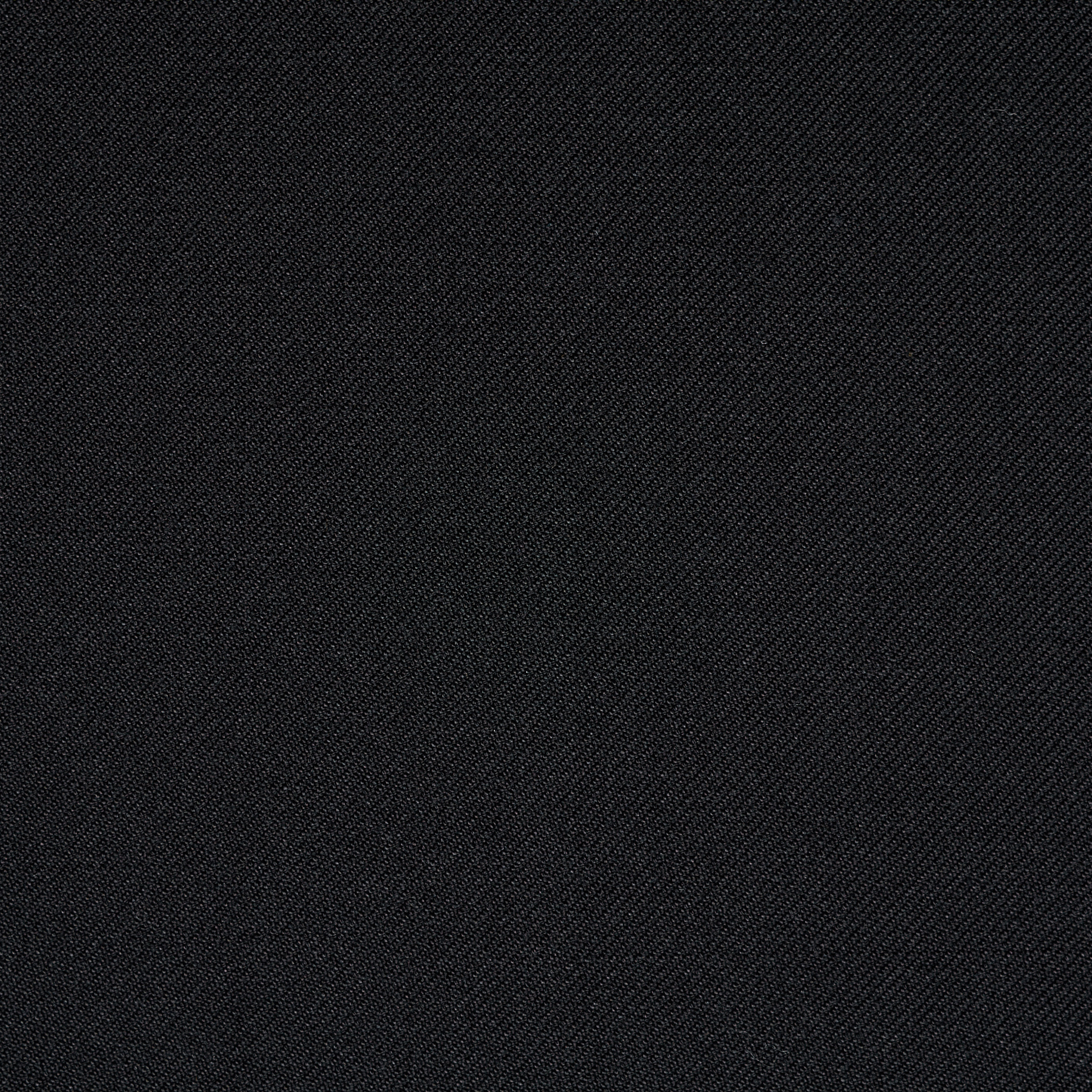 DOUBLE, TWILL, VIRGIN WOOL, JET BLACK (F000048901) - Texture