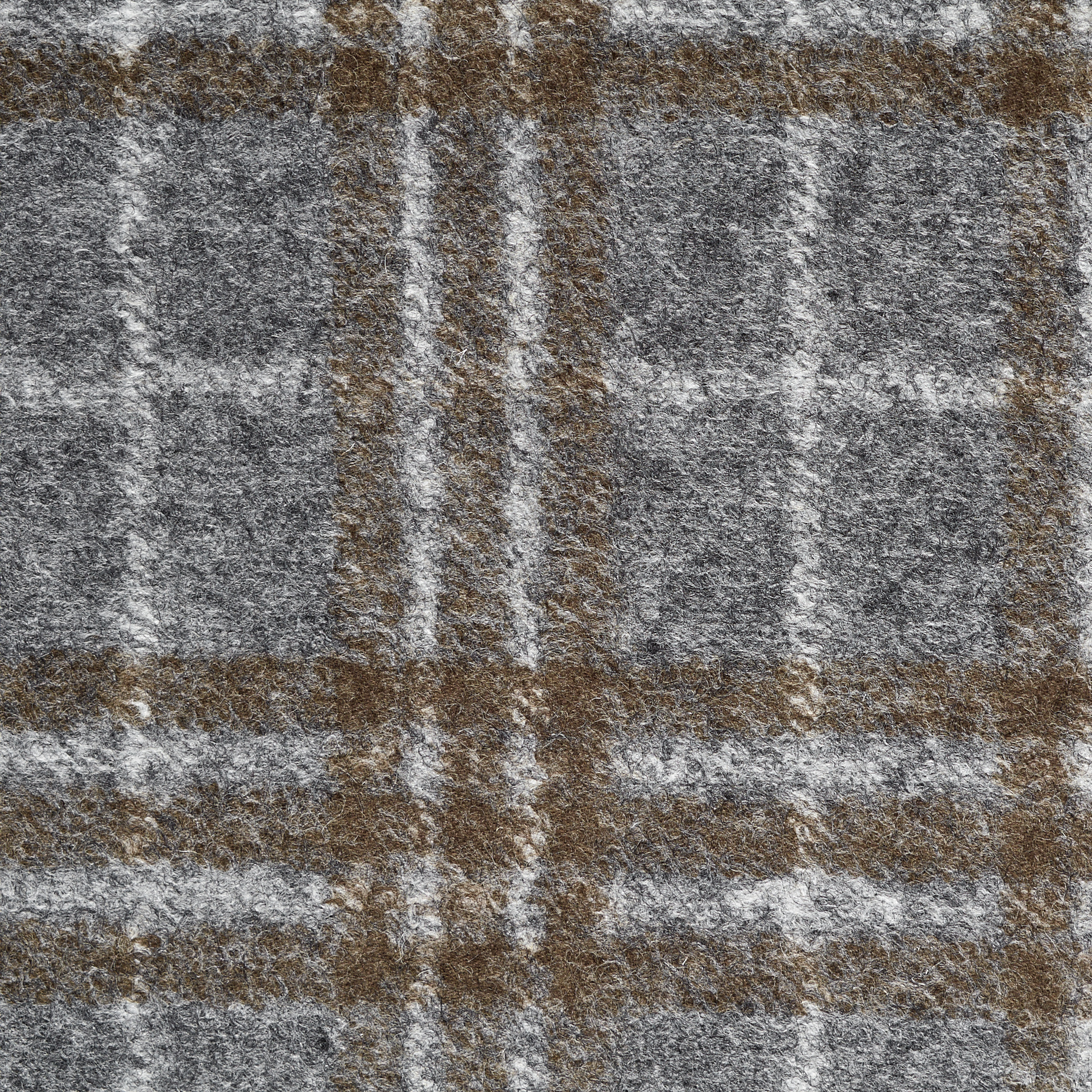 Jersey, Laine Bouillie, Cadre, Titanium&Deep Taupe (F000047950) - Tissage