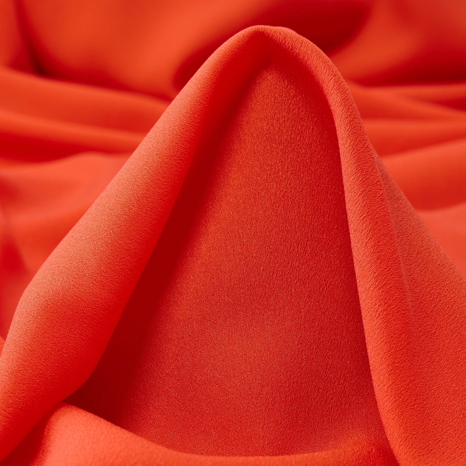 Crêpe De Chine, Elástico, Cherry Tomato (F000032335)