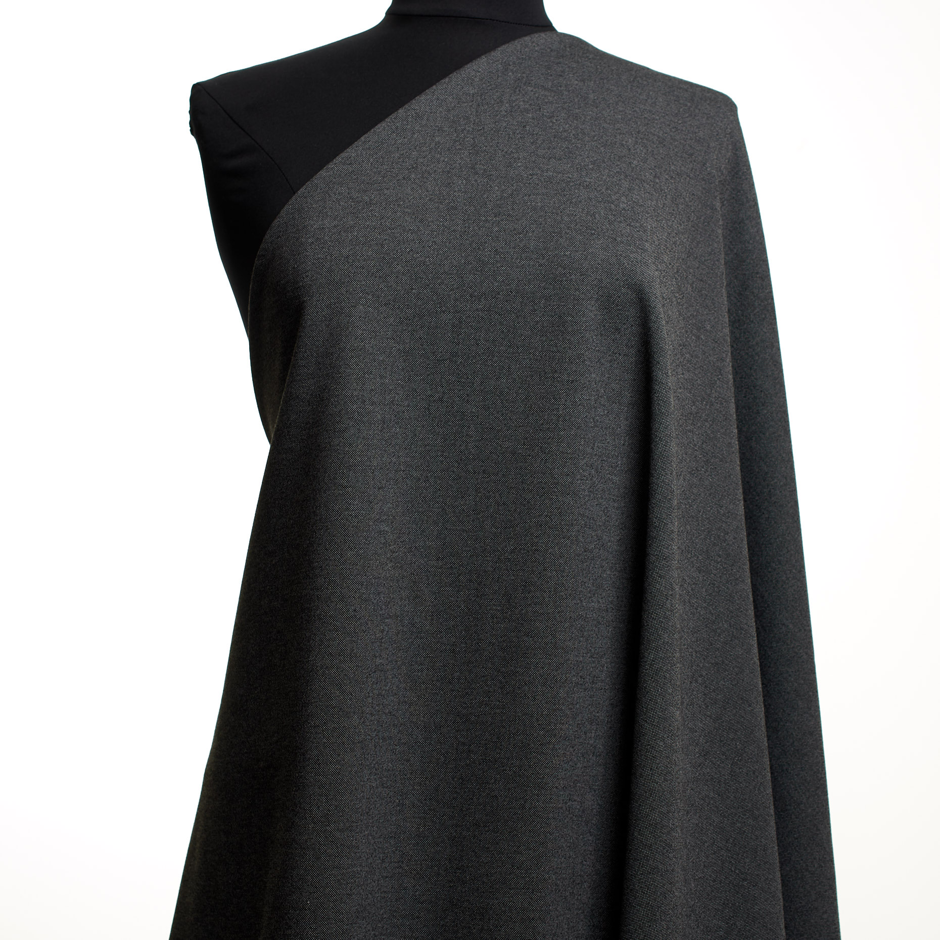 JERSEY, VISCOSE BLEND, MELANGE, STEEPLE GRAY (F000044501) - Mannequin