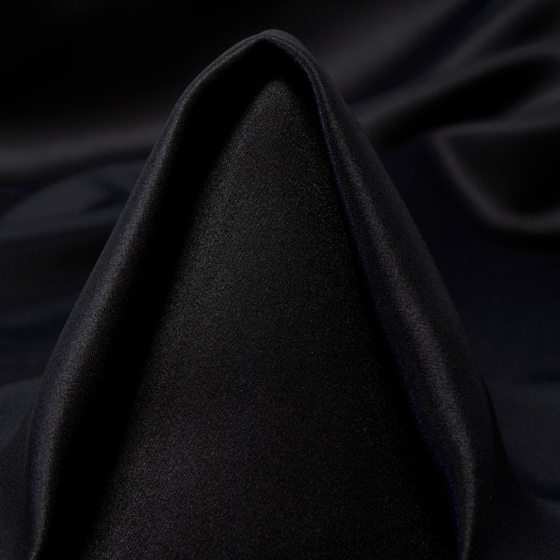 SATIN, SILK, RAVEN BLACK (F000048987)