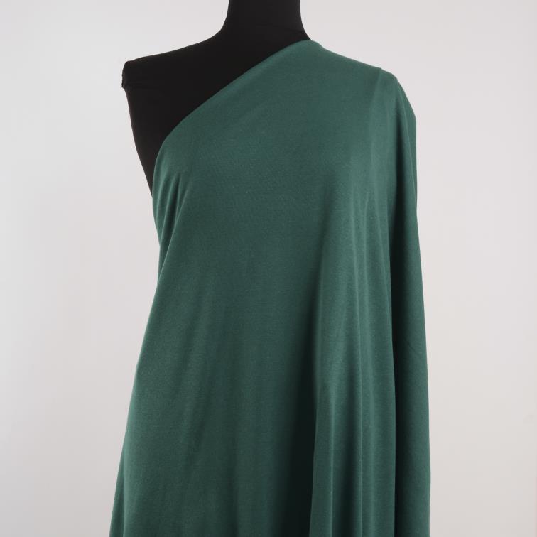 SINGLE JERSEY, COTTON, TEAL GREEN (F000030935) - Mannequin