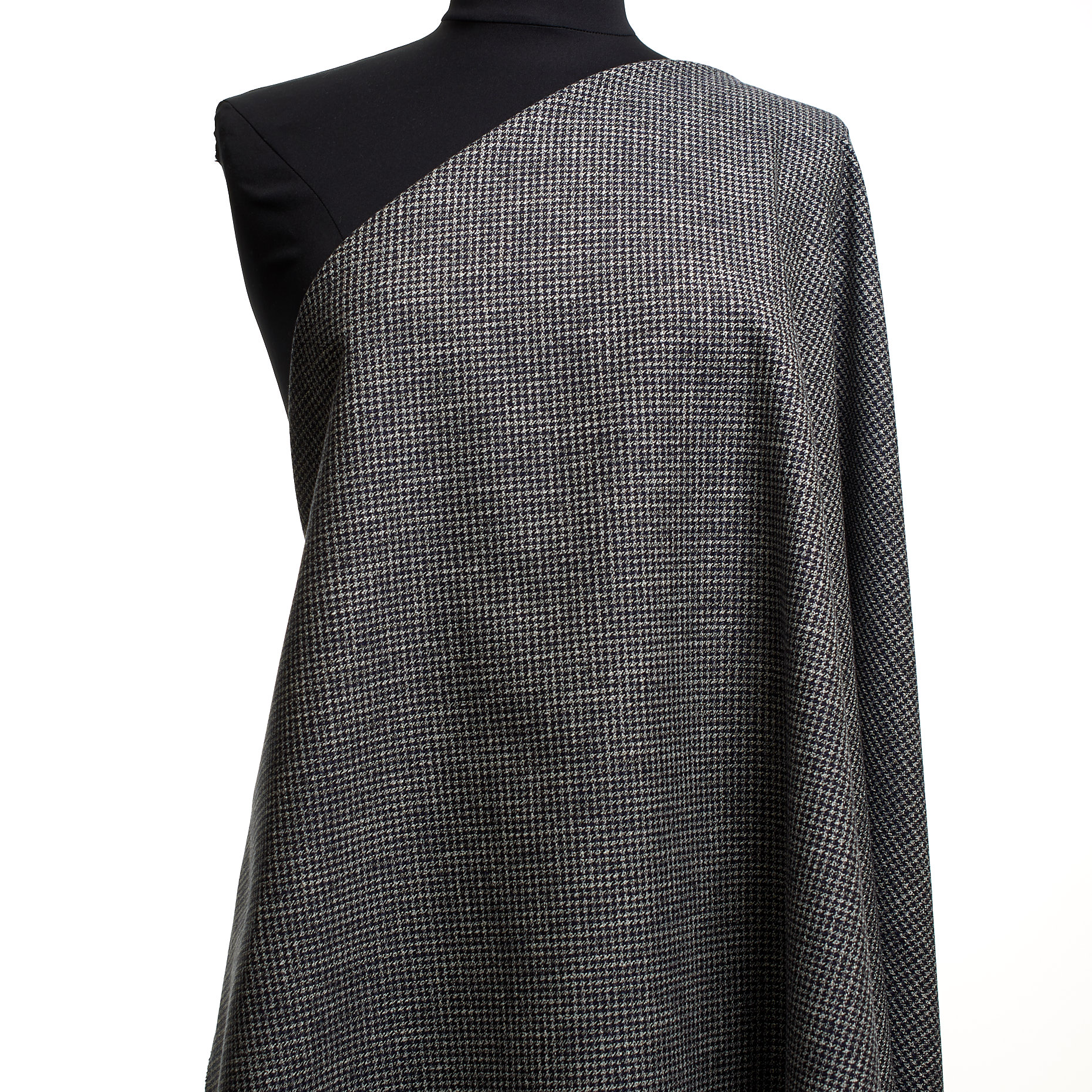 COTTON, LINEN BLEND, MICRO DESIGN, PARISIAN NIGHT (F000045039) - Mannequin