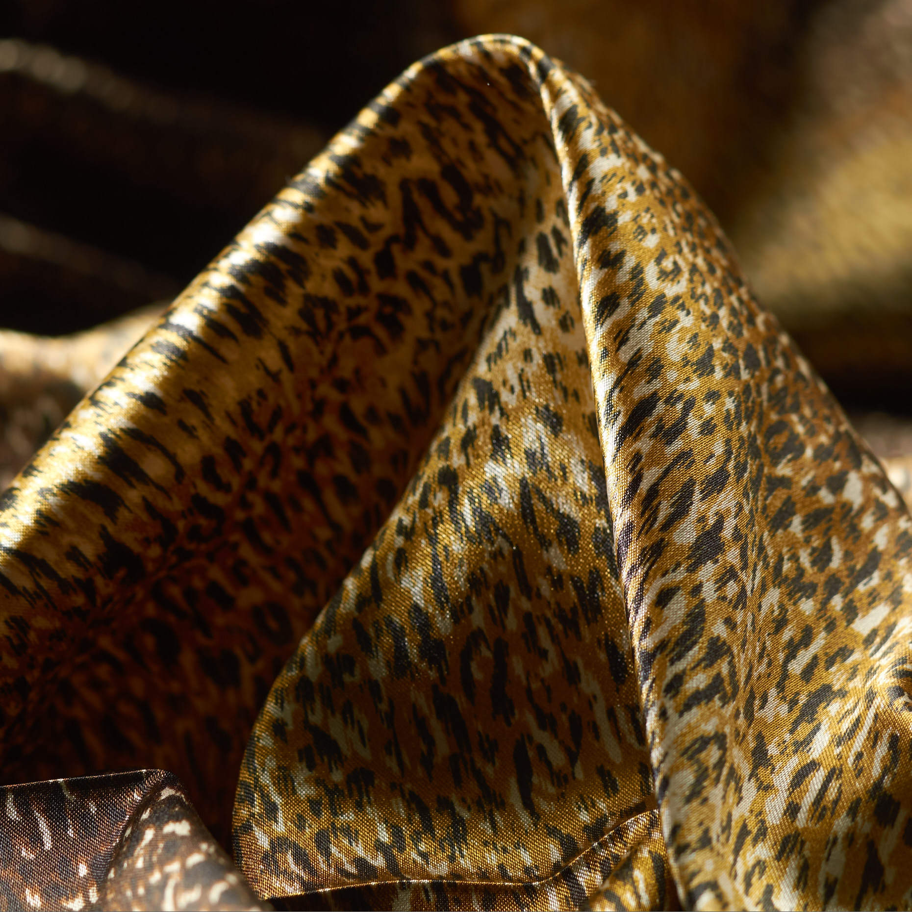 SATIN, PRINTED, ANIMAL, TIRAMISU (F000025290)