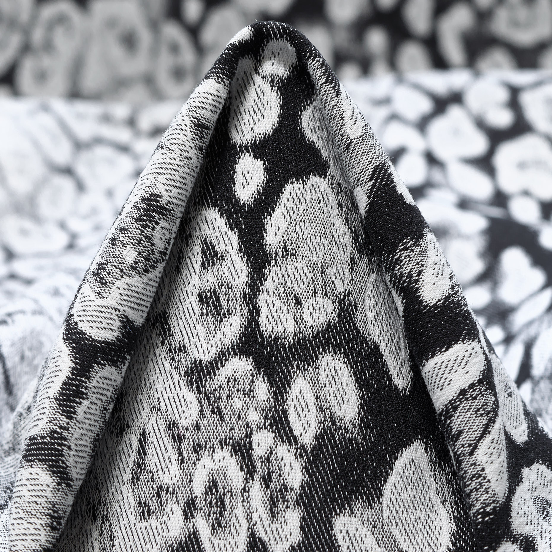 JACQUARD, COTTON, ELASTIC, BIT OF BLUE&RAVEN BLACK (P000003040)