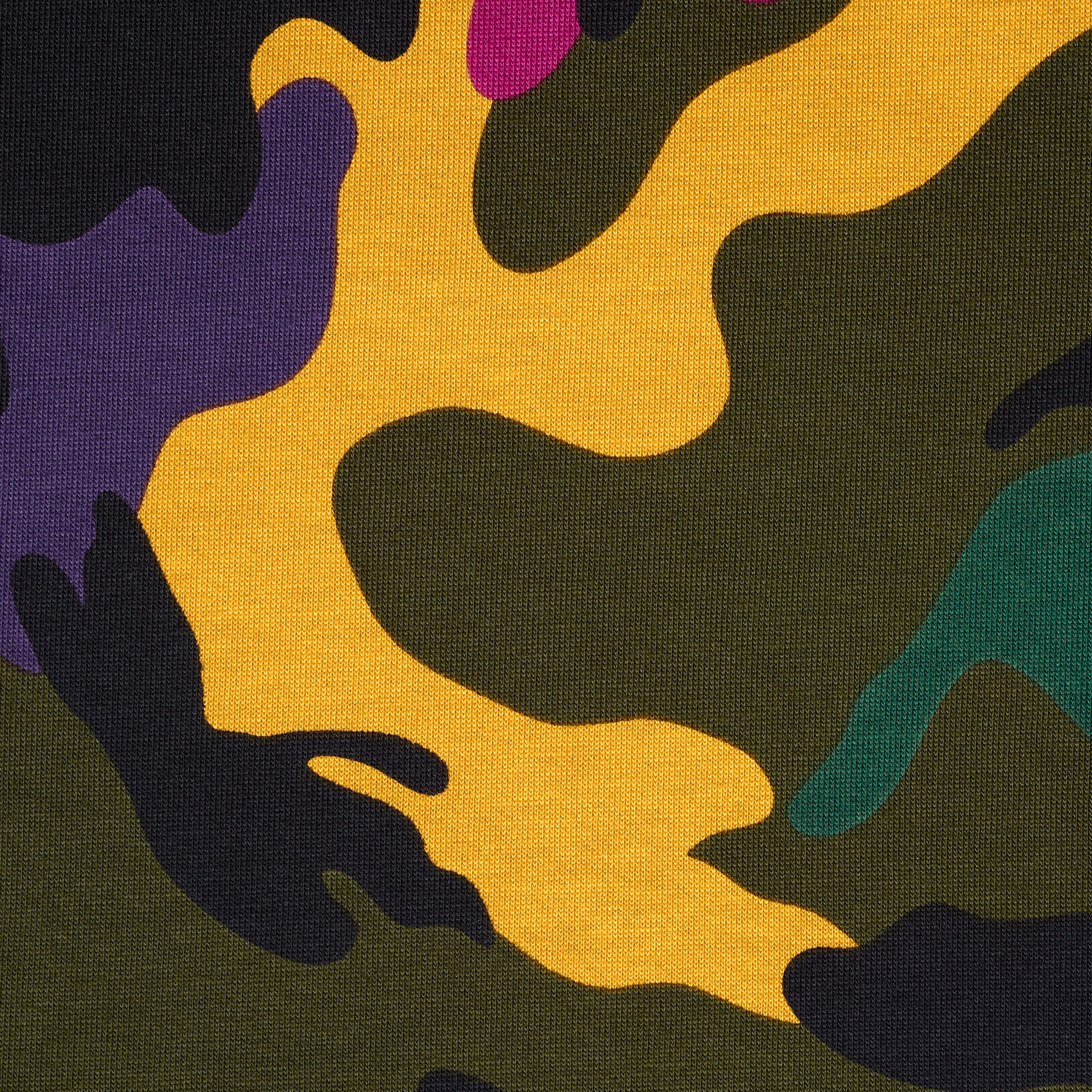 JERSEY, COTTON, CAMOUFLAGE, MULTICOLOR (F000038671) - Texture