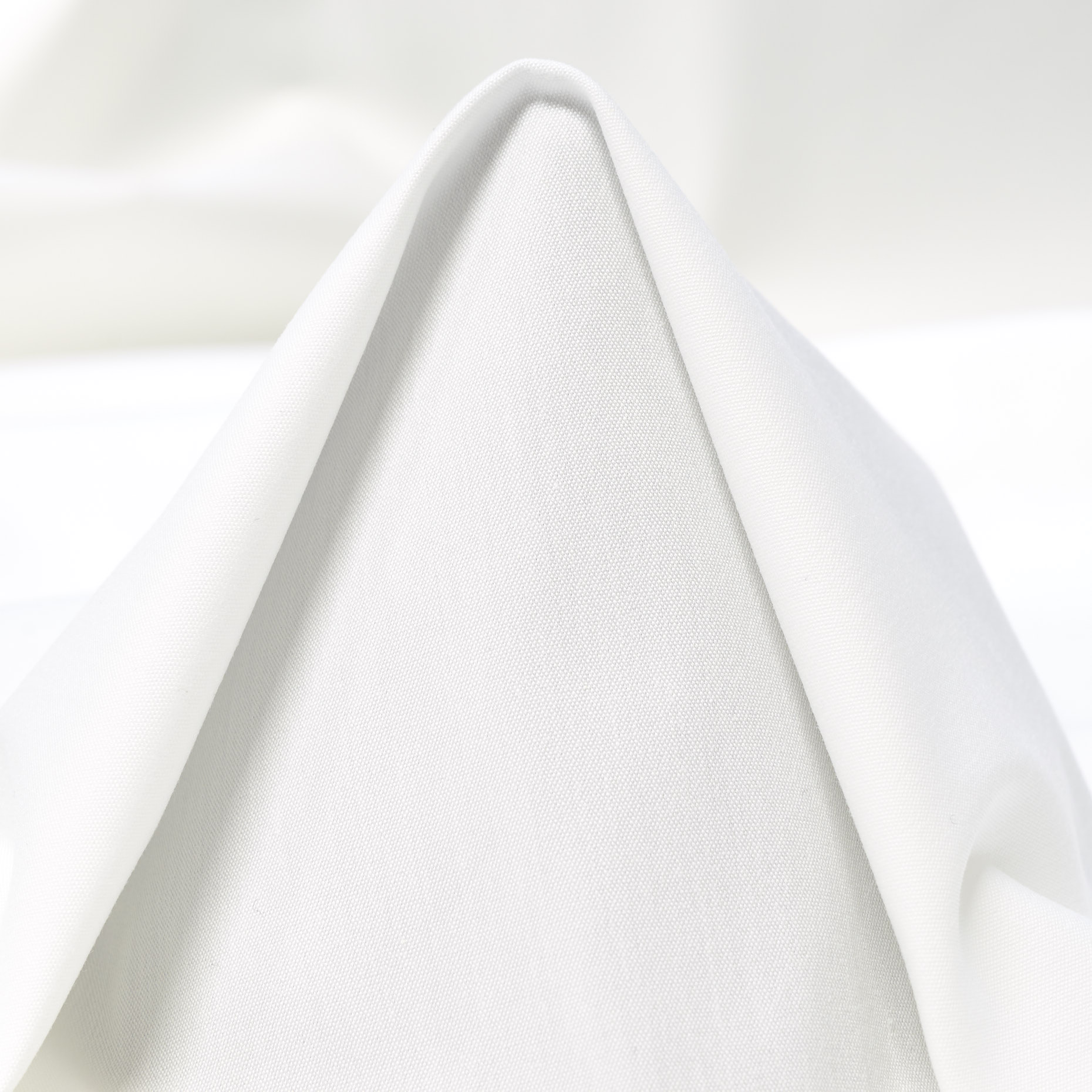 POPLIN, COTTON, ELASTIC, BRILLIANT WHITE (F000043984)