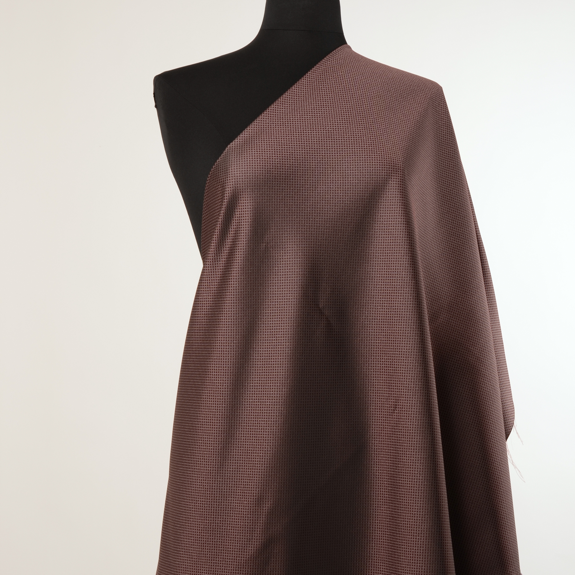 Подкладка, Мелкий Рисунок, Merlot (F000013695) - Манекен