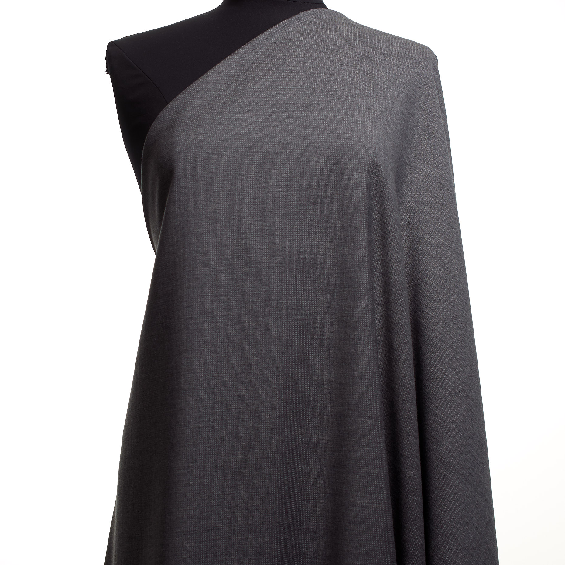 VIRGIN WOOL, VISCOSE, MELANGE, MOCKINGBIRD (F000042225) - Mannequin