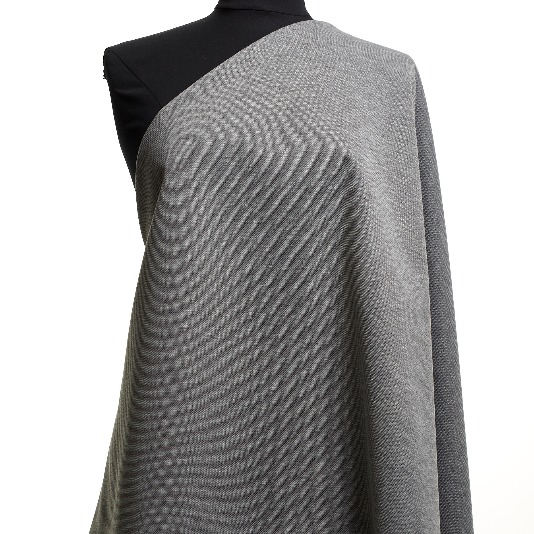 Jersey, Double, Misto Viscosa, Titanium (F000044620) - Manichino