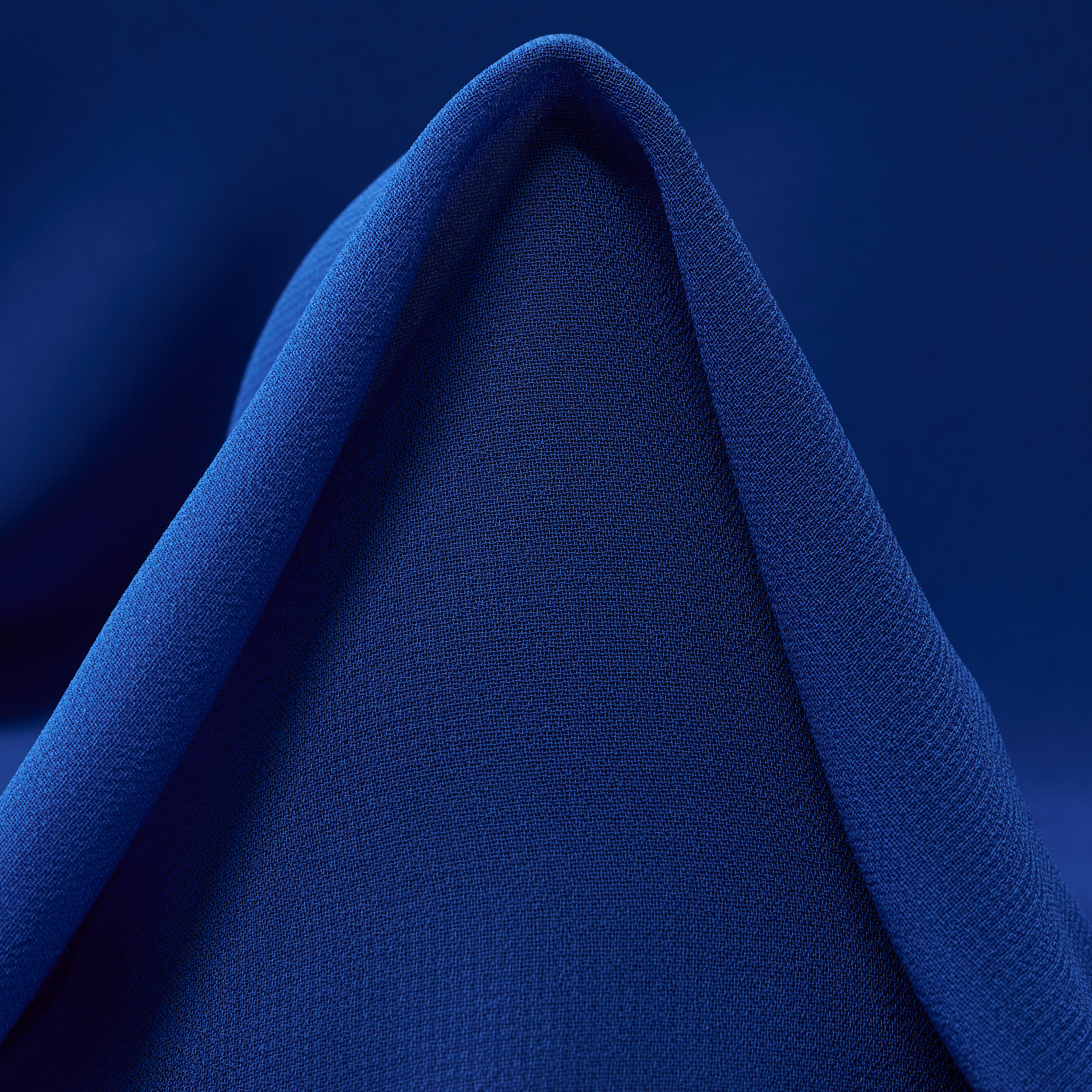 CHIFFON, CRÊPE, TRANSPARENT, CLASSIC BLUE