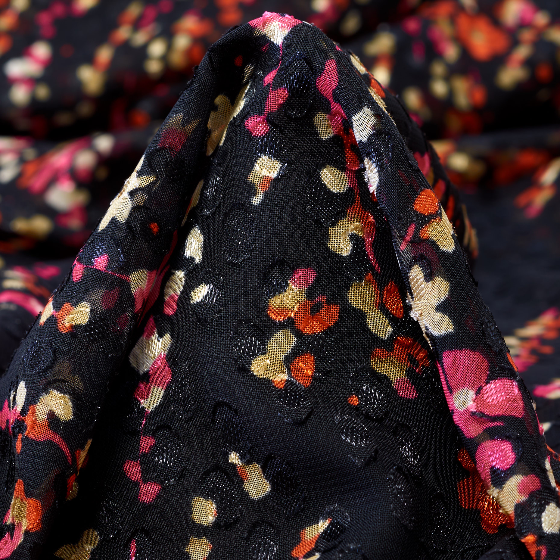 CHIFFON, FIL COUPÉ, ADRENALINE RUSH&RAVEN BLACK (F000040042)