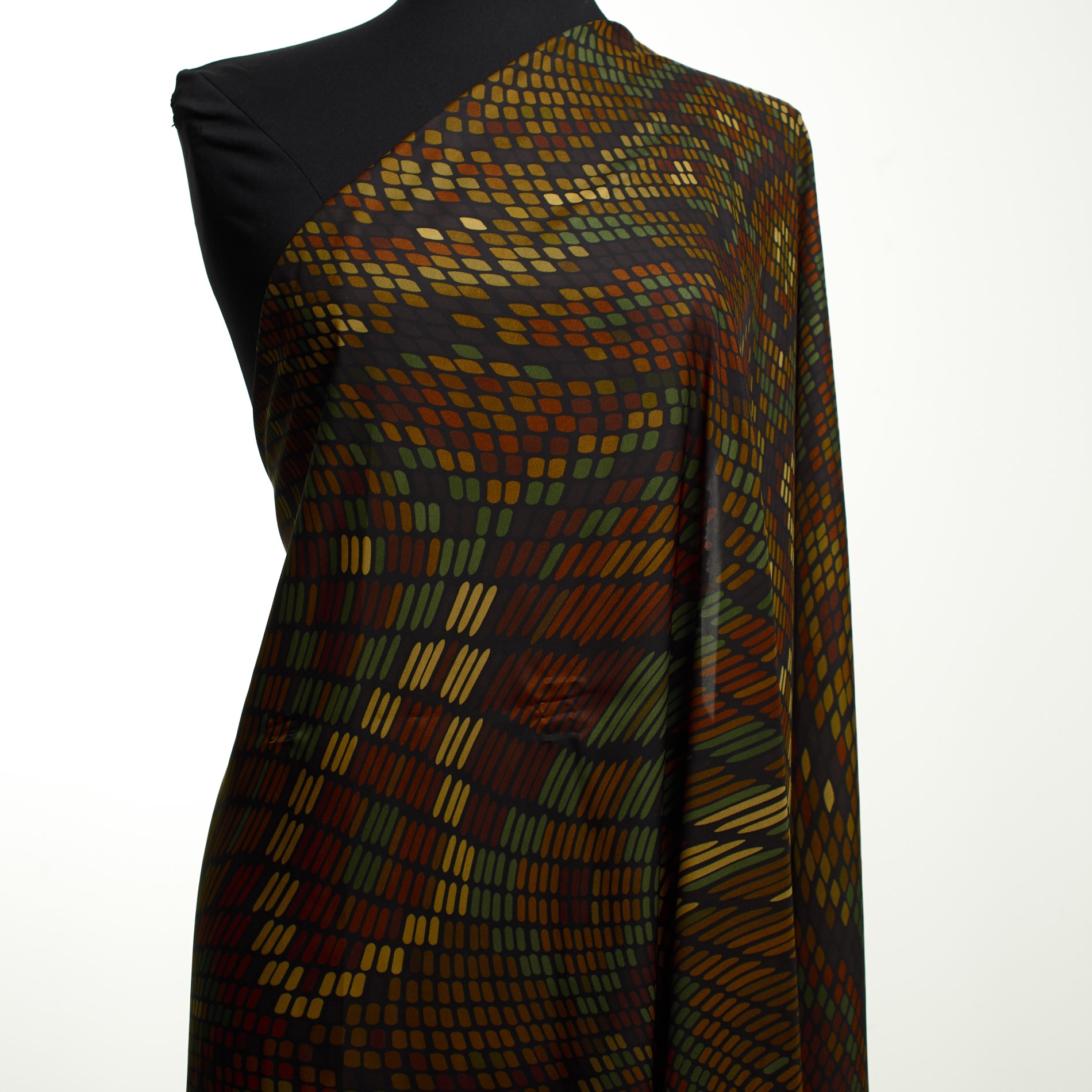 Satén, Estampado, Transparente, Rattan&Sage (F000031243) - Maniquí