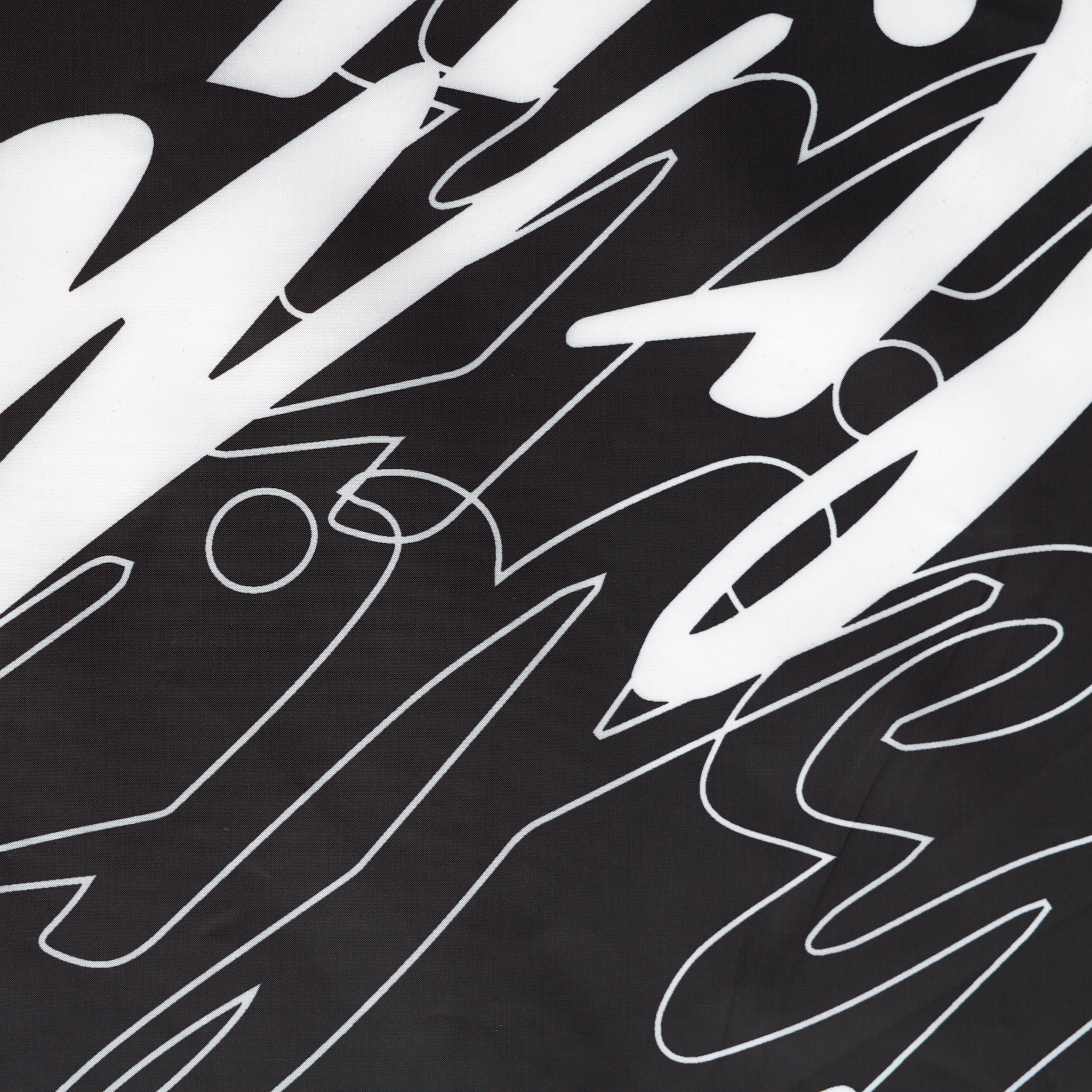 OUTDOOR, PRINTED, RAVEN BLACK&BRILLIANT WHITE (F000041661) - Texture