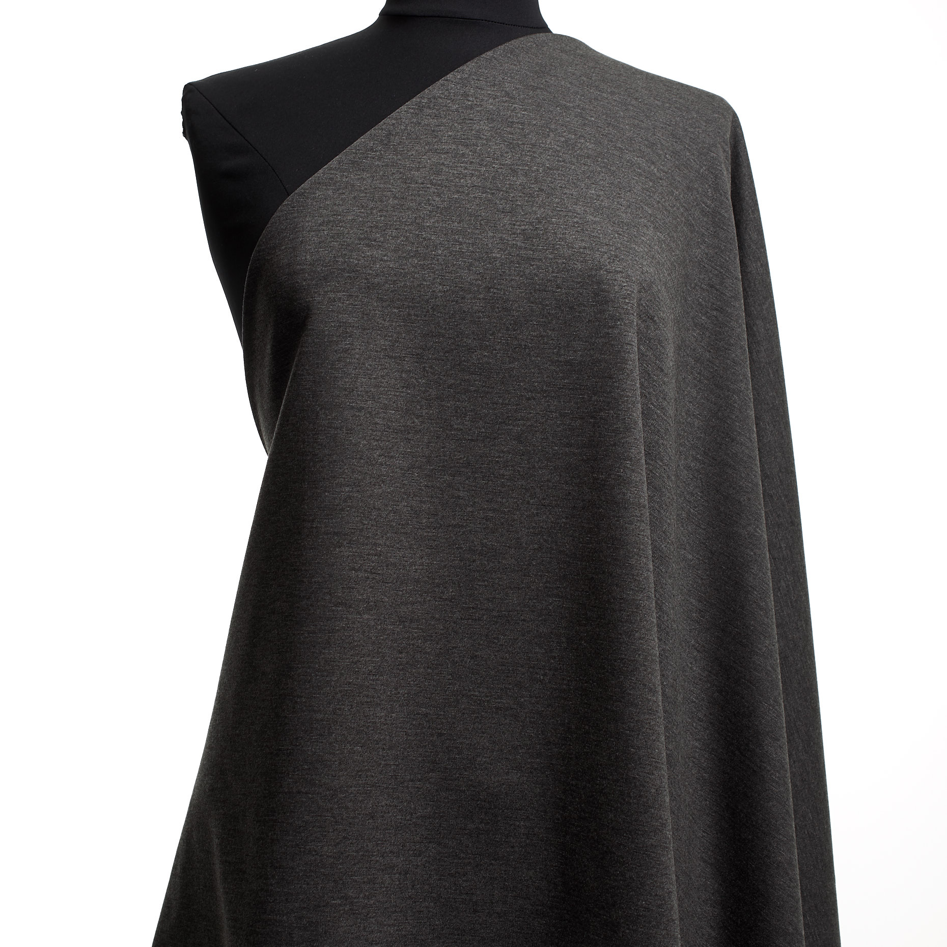 JERSEY, PUNTO MILANO, VISCOSE BLEND, BRUSHED NICKEL (F000044662) - Mannequin