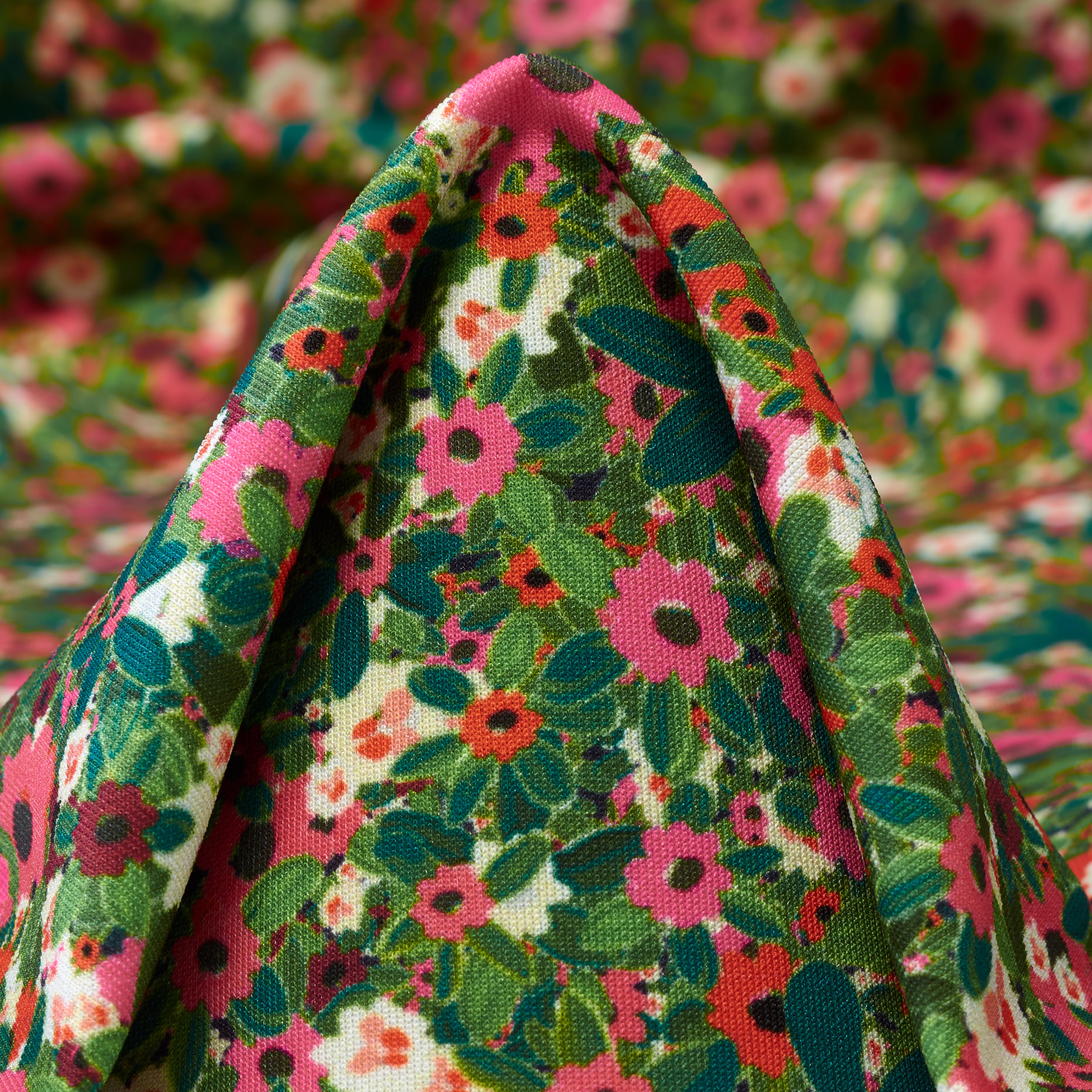 Techno Jersey, Floreale, Green Bee (F000046316)