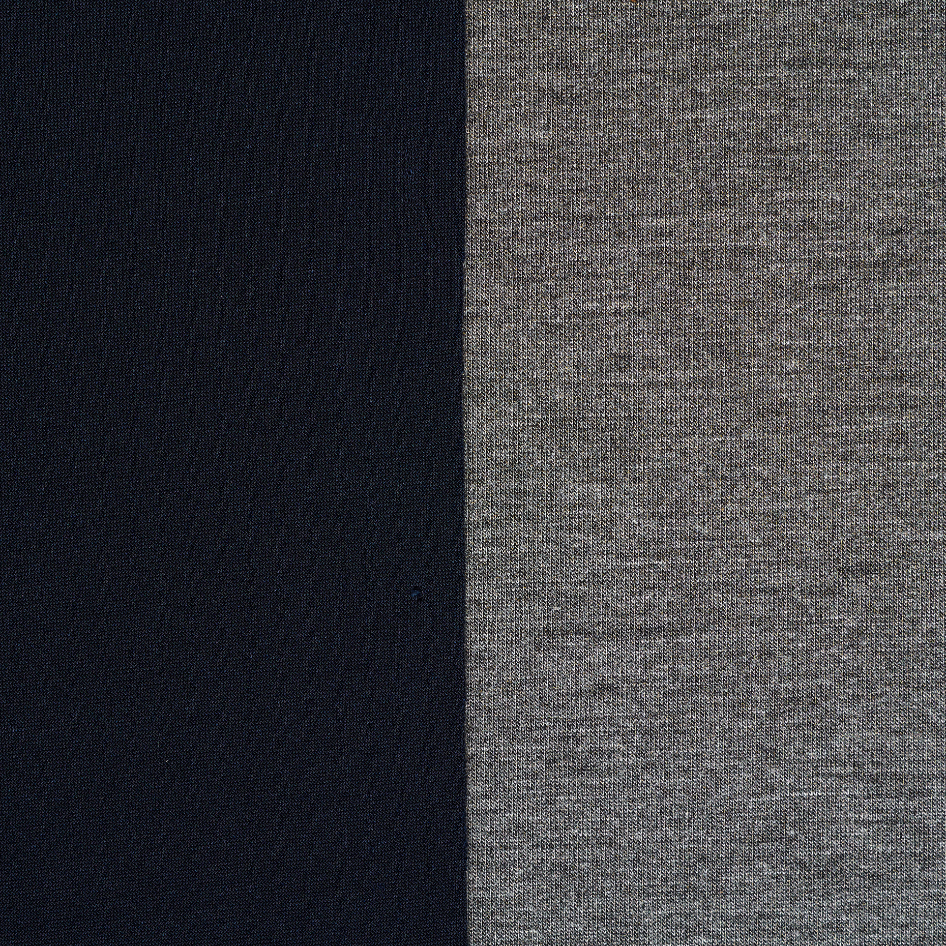 Jersey, Double, Punto Milano, Midnight Blue&Brushed Nickel (F000042020) - Tkana