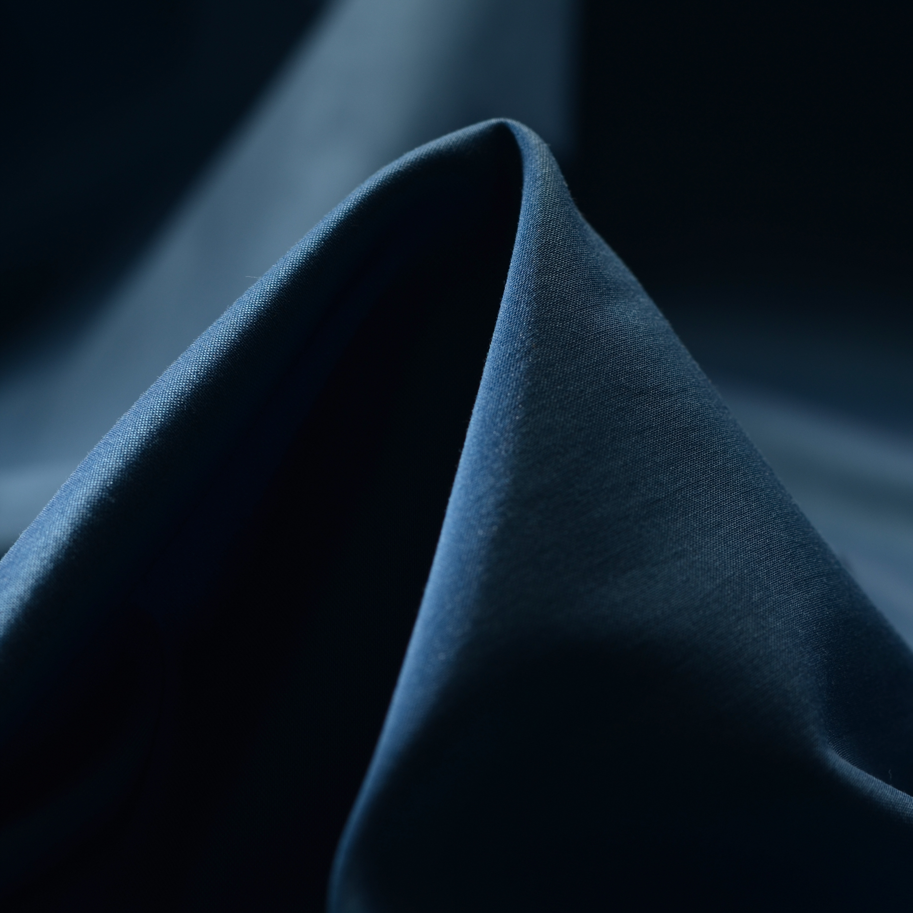 Popeline, Cotone, Ink Blue