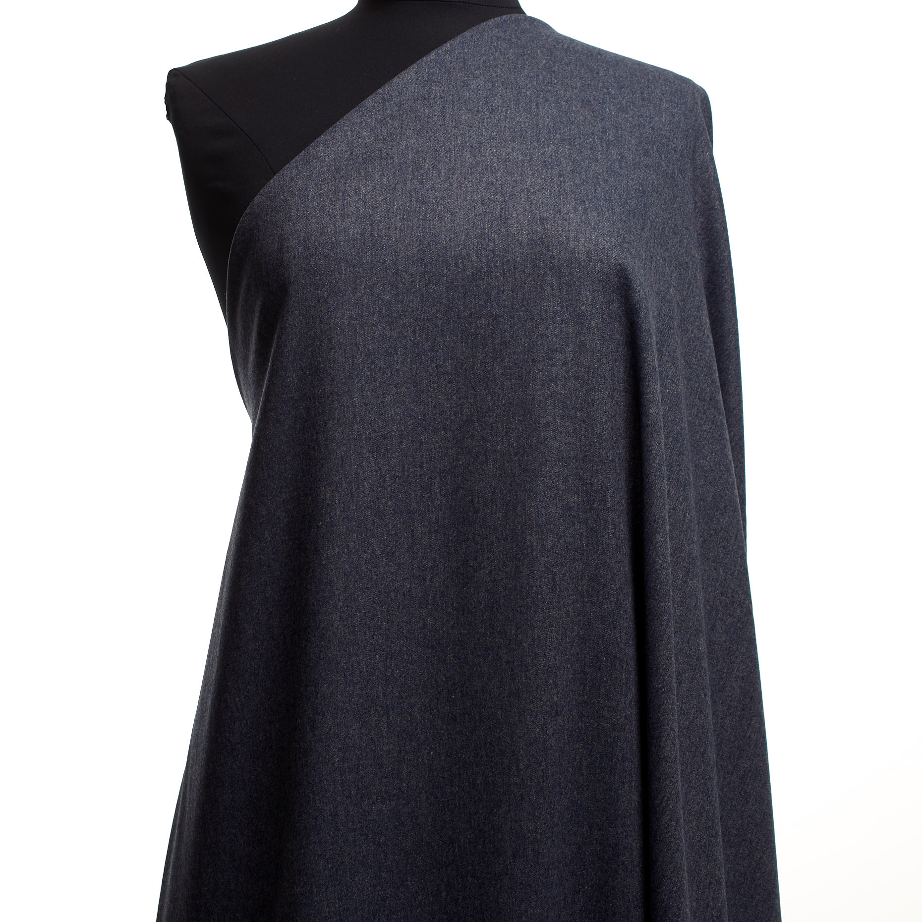 Mieszanka wełny, Mieszanka wiskozy, Szczotkowany, Inkwell (F000042472) - Manekin