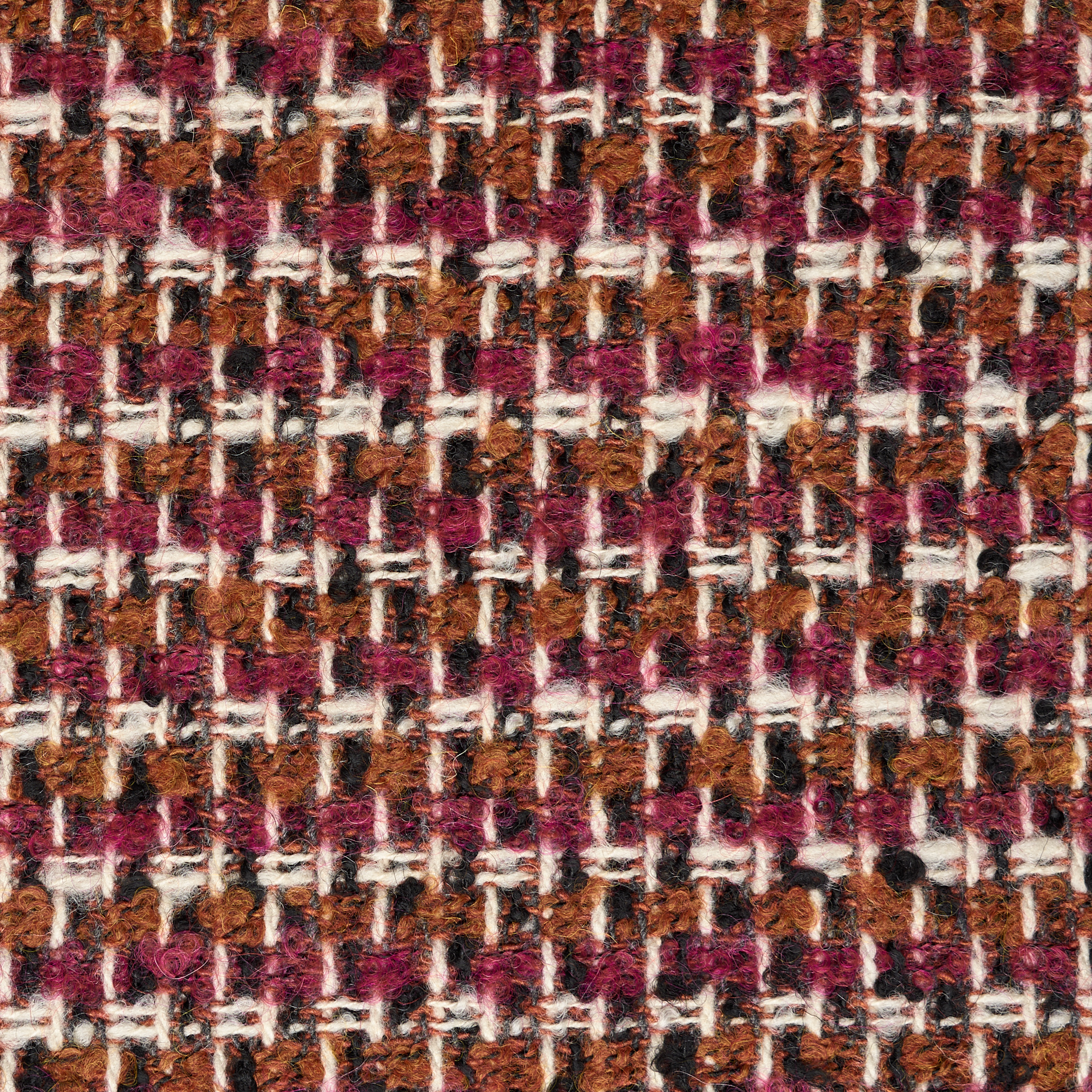 Кардочесанная Шерсть, Мохер, Мелкий Рисунок, Dahlia Mauve (F000034139) - Ткань