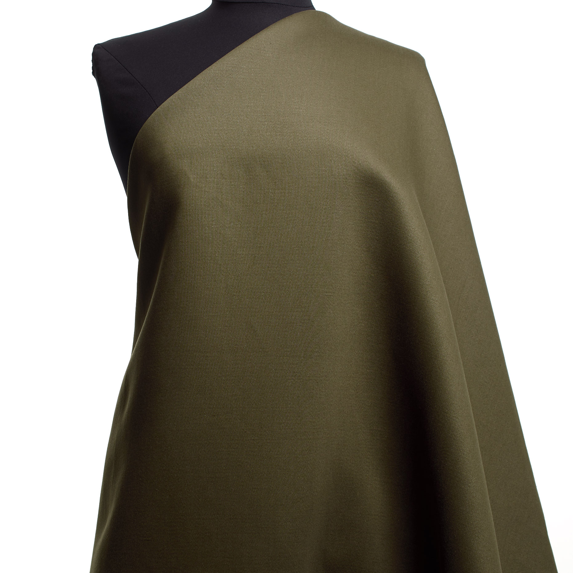 TWILL, COTTON, LINEN, BURNT OLIVE (F000033730) - Mannequin