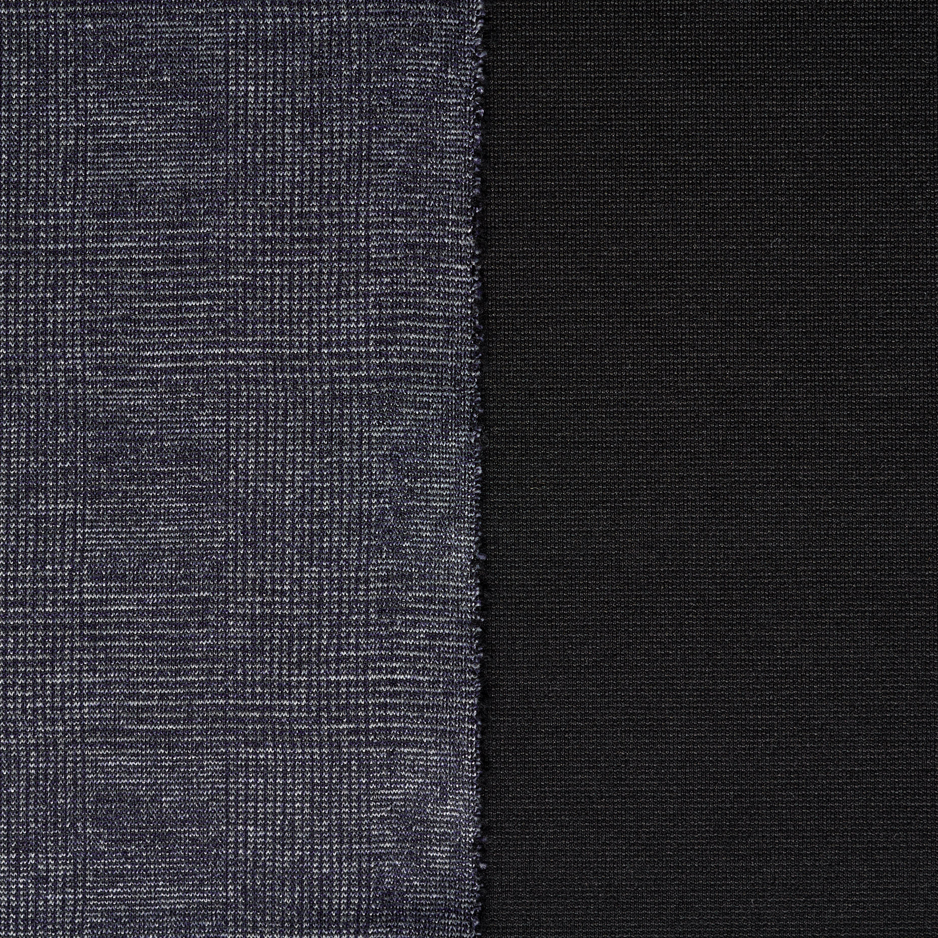 JERSEY, VISCOSE BLEND, CHECK, BLUE INDIGO (F000044470) - Texture