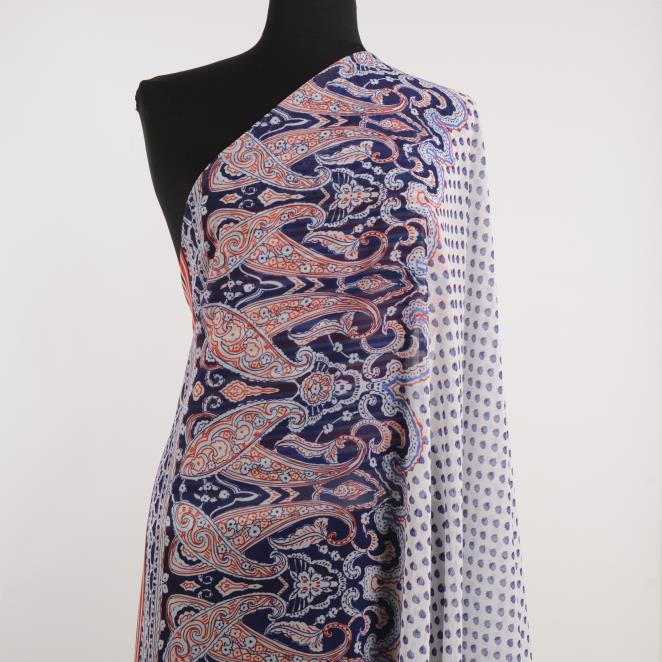 CRÊPE, STRIPES, TRUE BLUE&RED ALERT (F000031074) - Mannequin