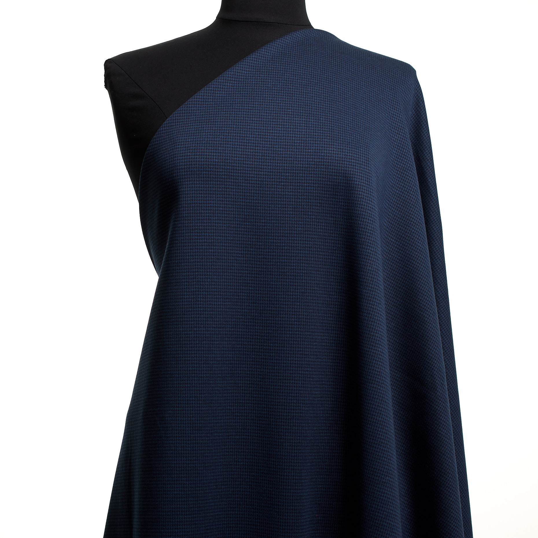 JERSEY, VISCOSE, MICRO DESIGN, BLUE INDIGO (F000047335) - Mannequin