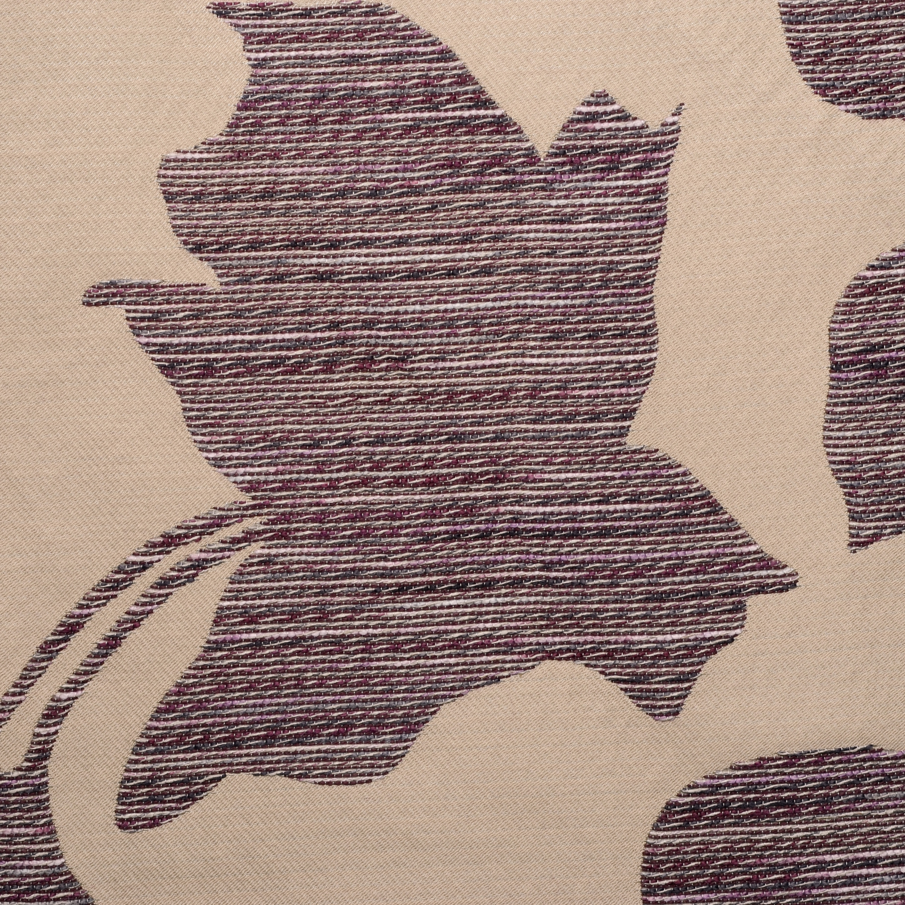 Jacquard, Lino, Champagne&Merlot (F000017848) - Trama