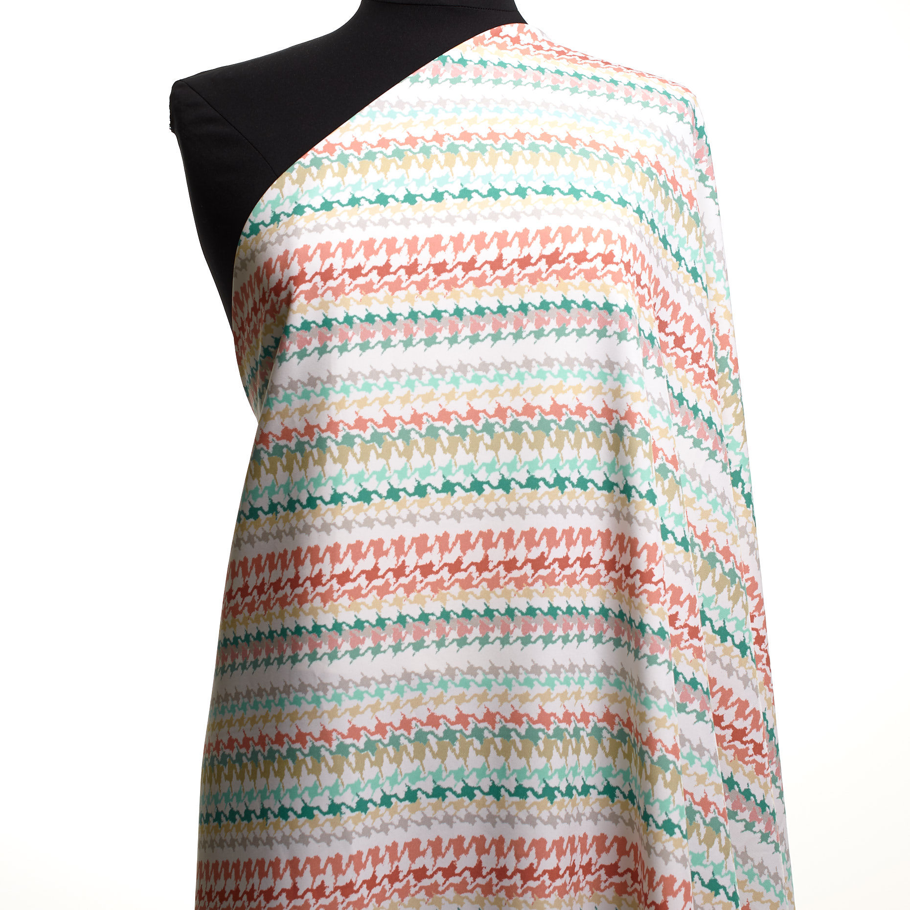 CADY, PRINTED, ELASTIC, EMERALD (F000037934) - Mannequin