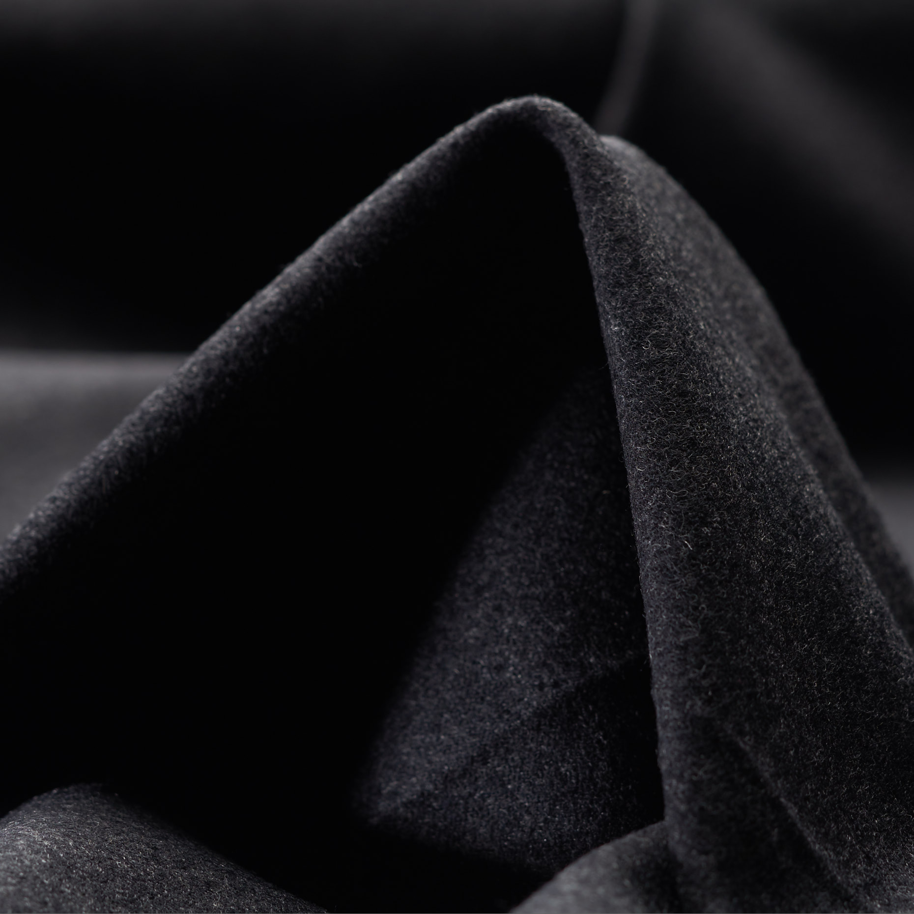 FLANNEL, VIRGIN WOOL, ELASTIC, ANTHRACITE (F000021840)